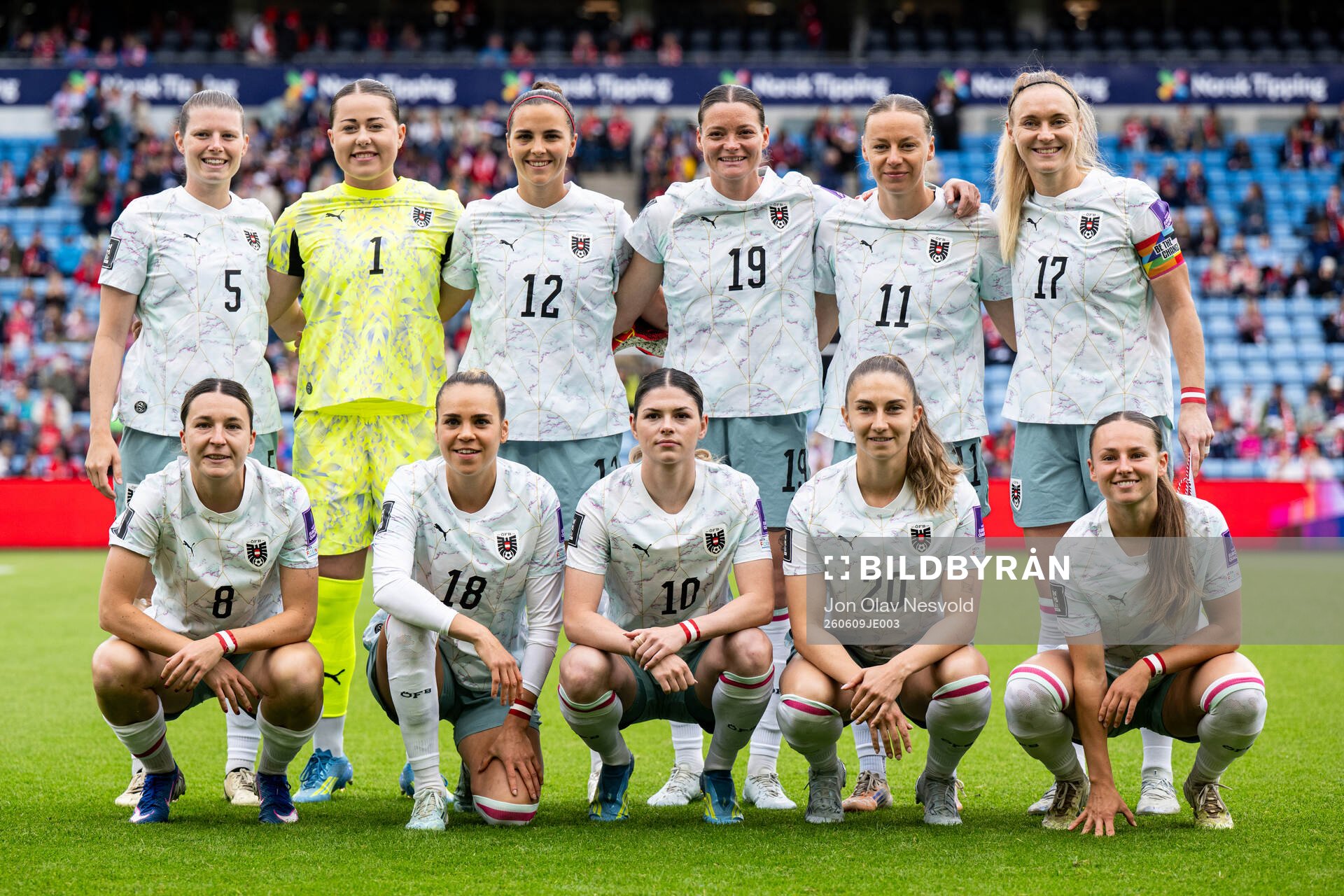 Starting eleven of Austria
