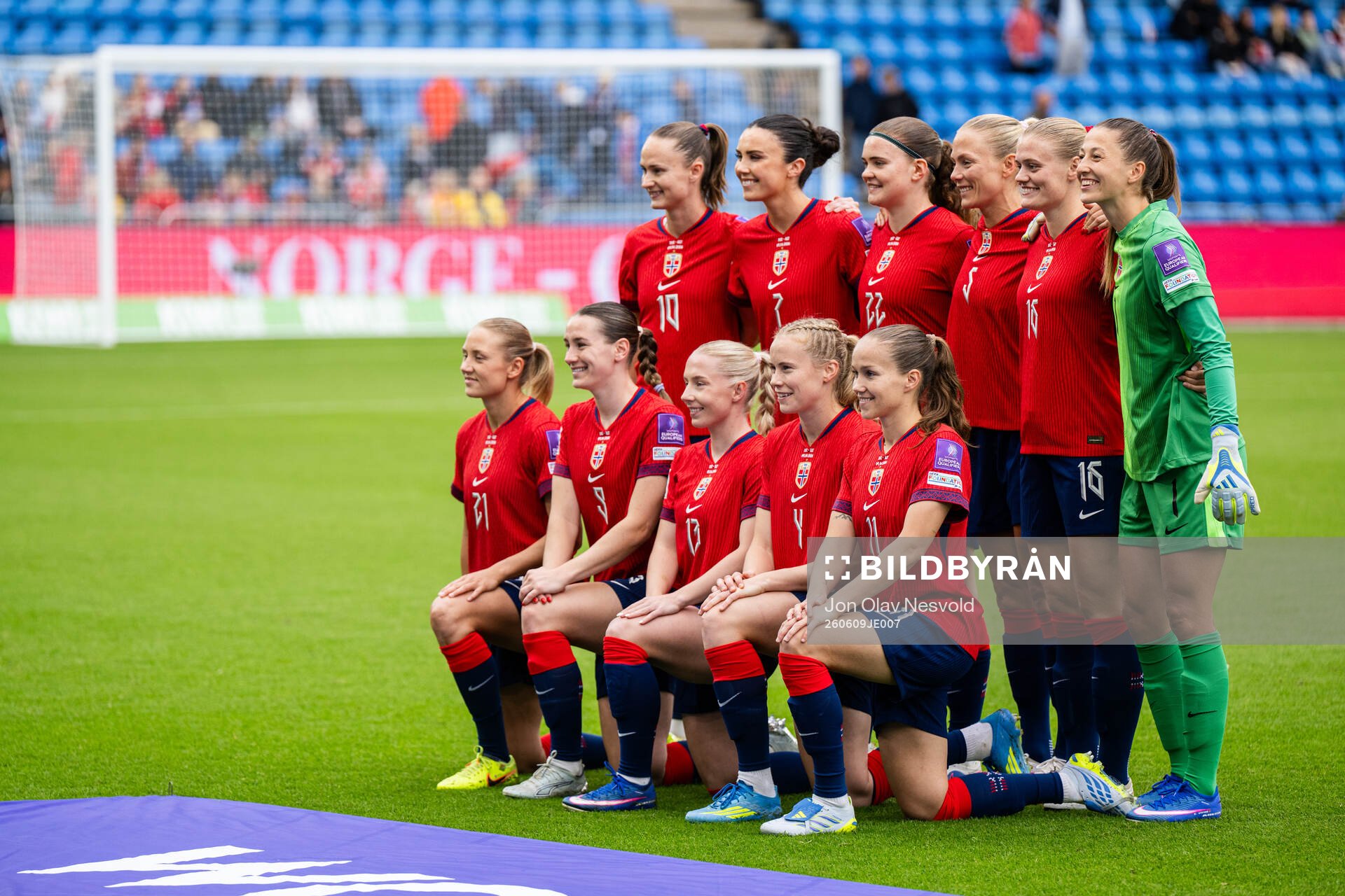 Starting eleven of Norway