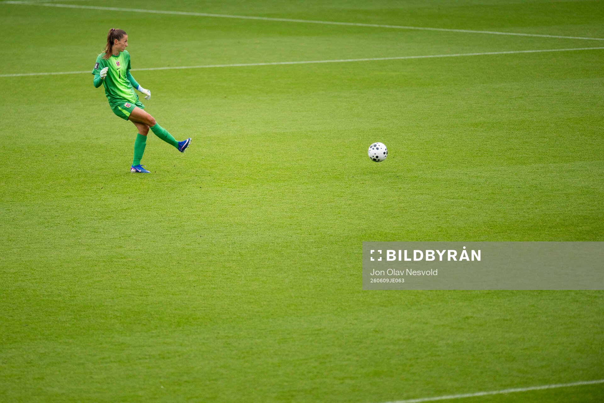Goalkeeper Cecilie Fiskerstrand of Norway