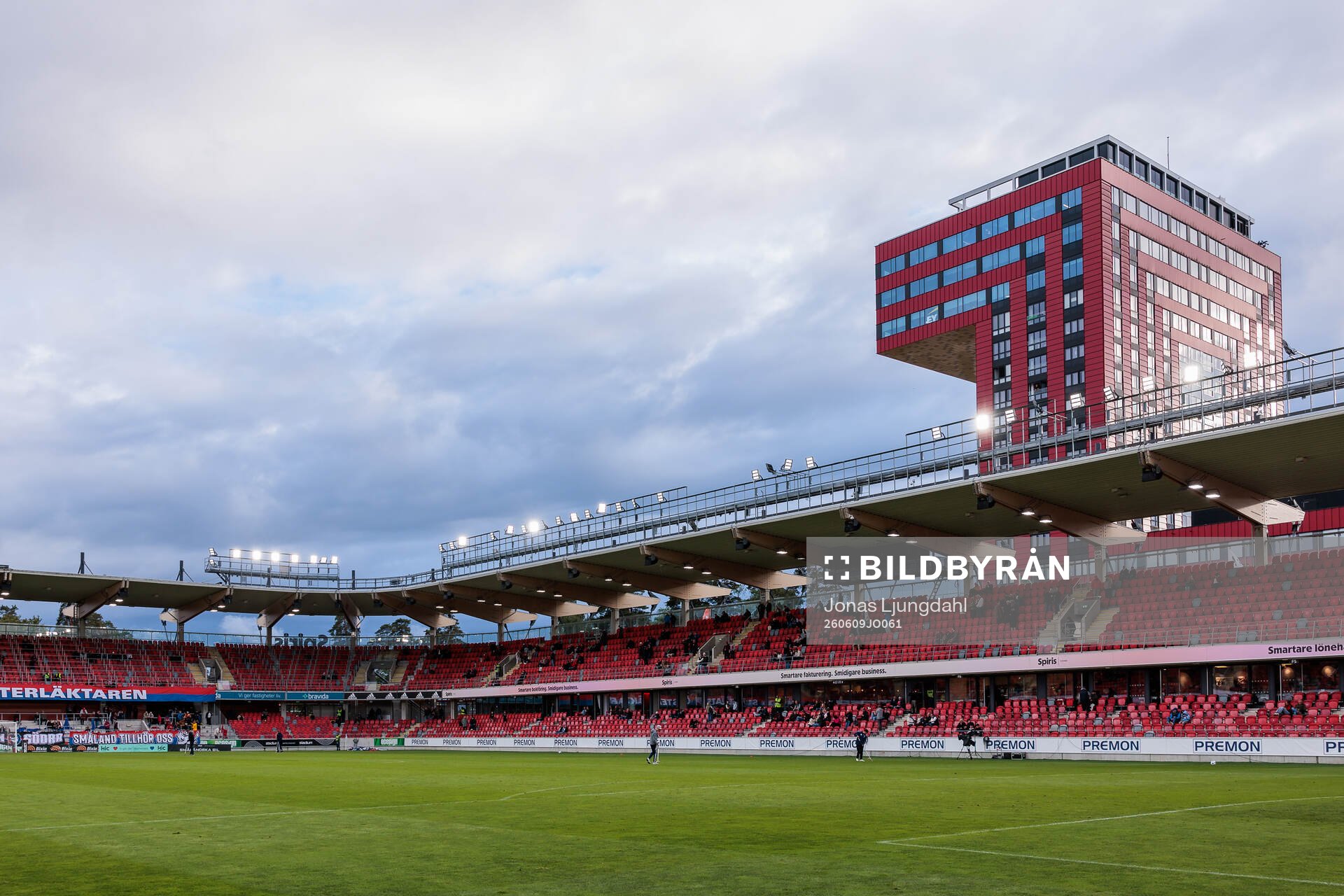 Generell vy från Spiris arena