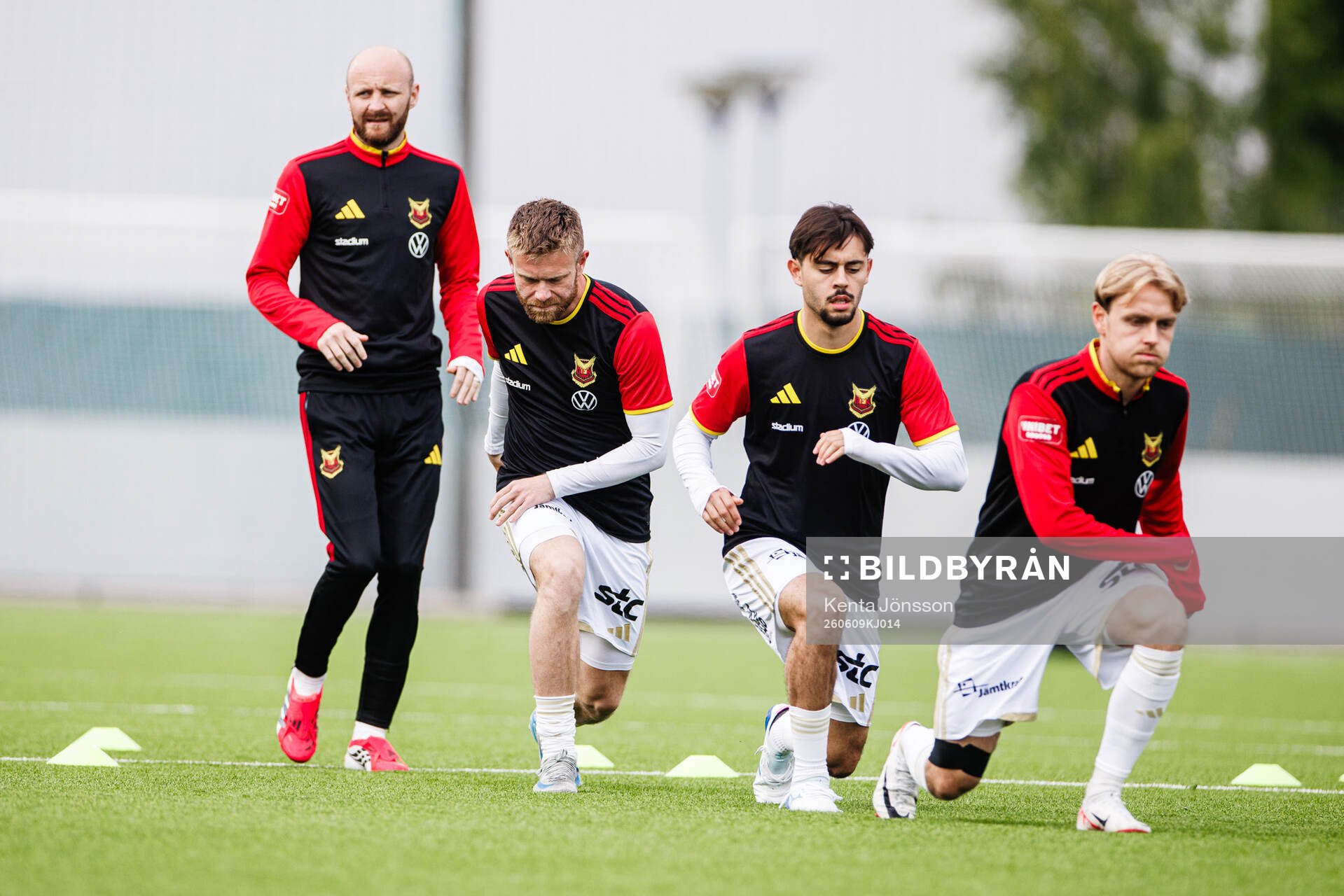 Östersunds Curtis Edwards och Dennis Widgren