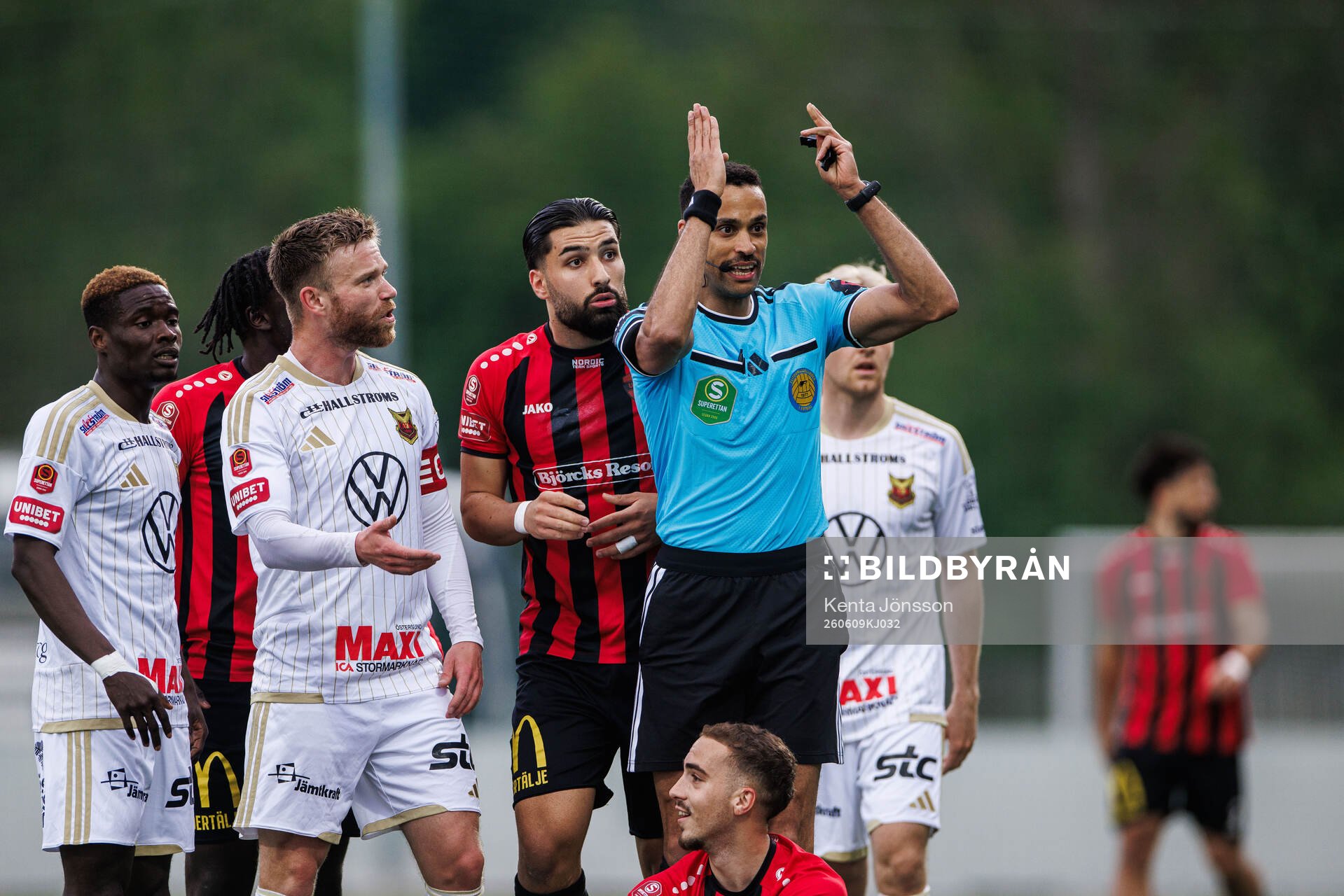 Nordic Uniteds Jonathan Gursac och Östersunds Dennis