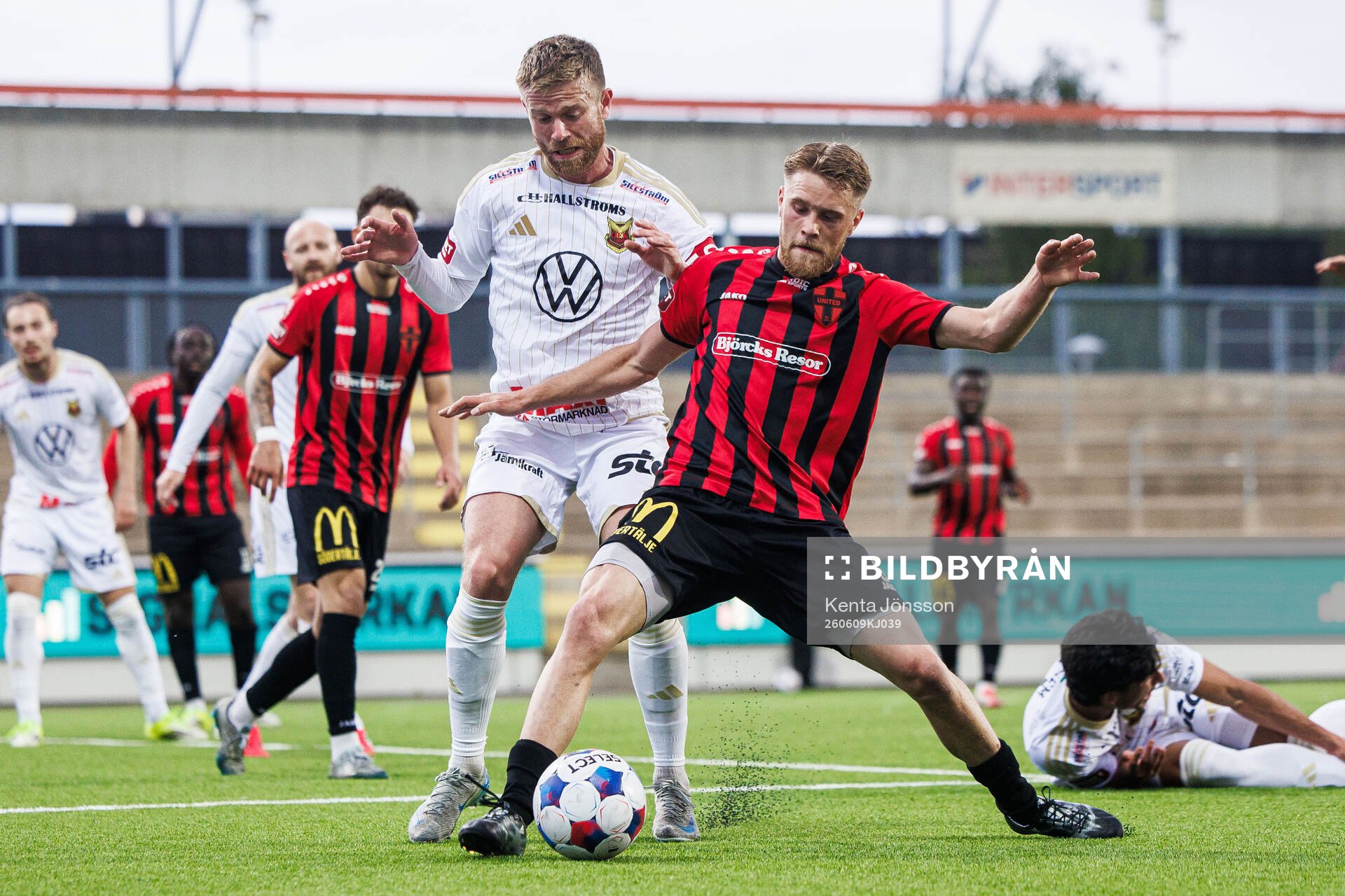 Östersund och Nordic Uniteds Teo Grönborg