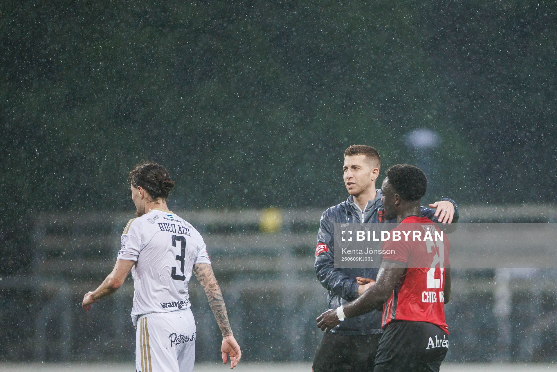 Nordic Uniteds tränare Steven Younan och Emmanuel Swedi