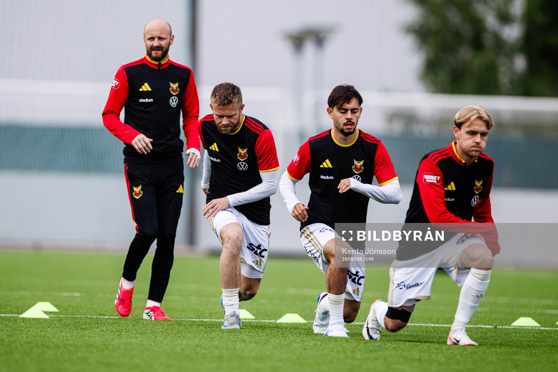 Östersunds Curtis Edwards och Dennis Widgren