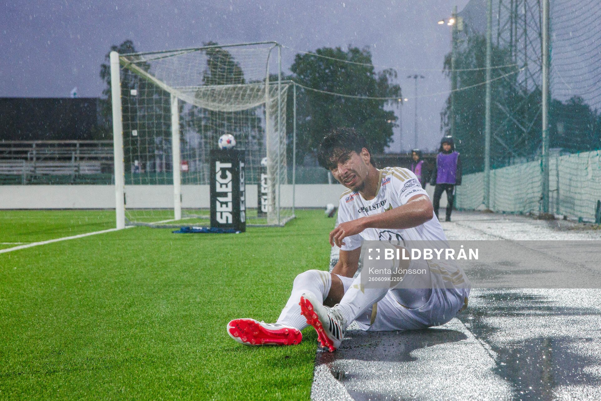 under fotbollsmatchen i Superettan mellan Nordic United och