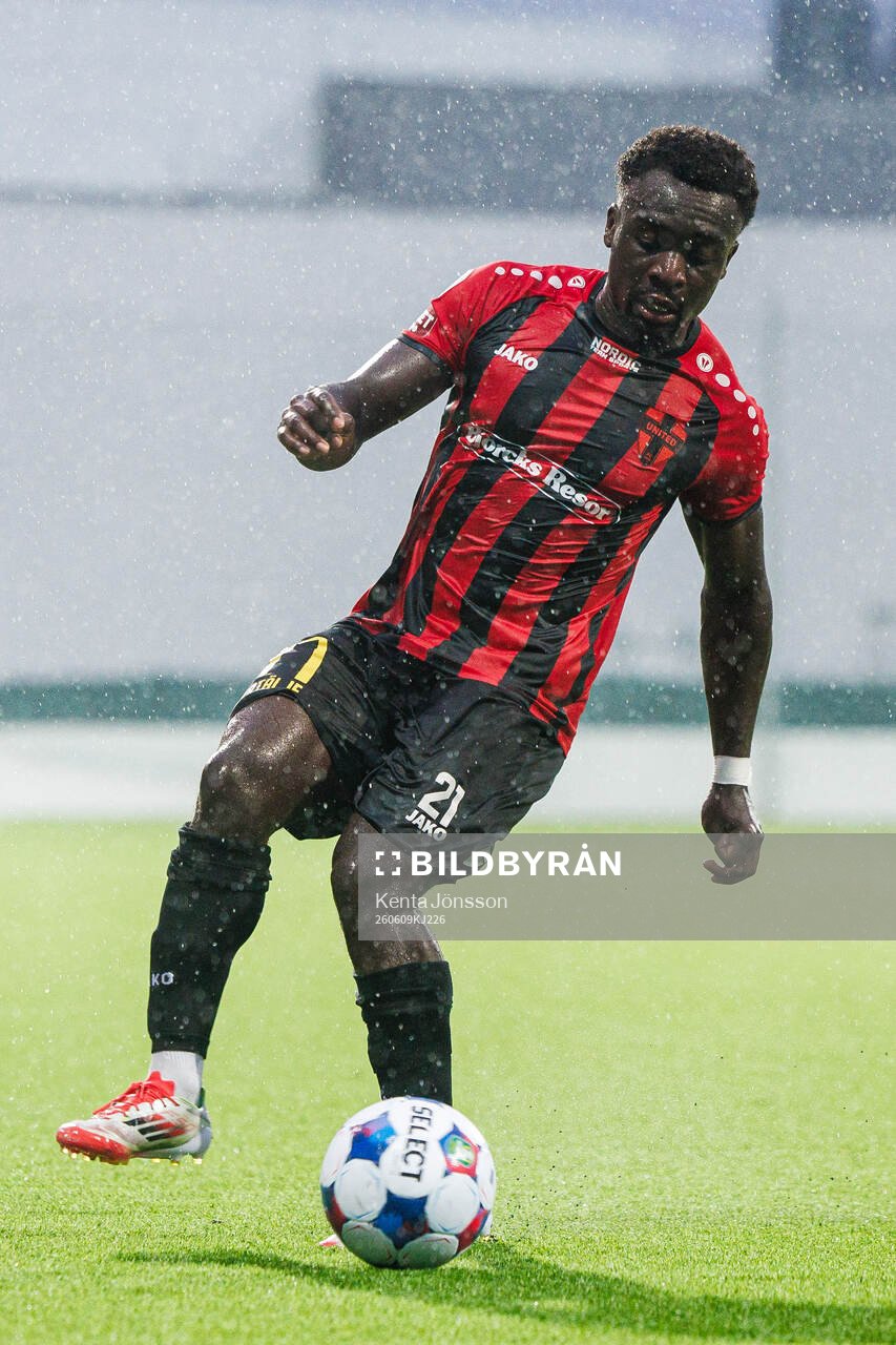 Nordic Uniteds Emmanuel Swedi