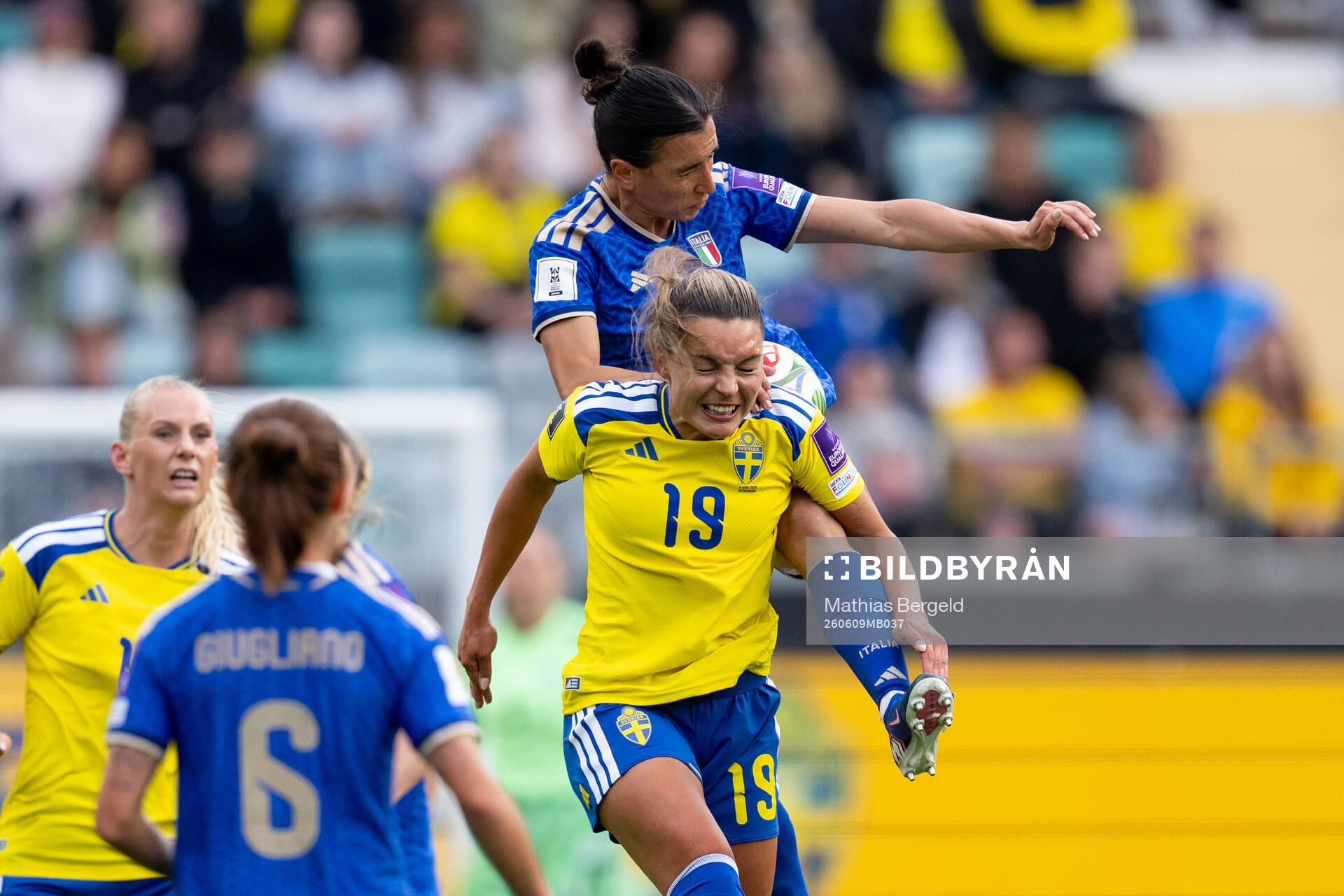 Lucia Di Guglielmo of Italy and Johanna Rytting Kaneryd of