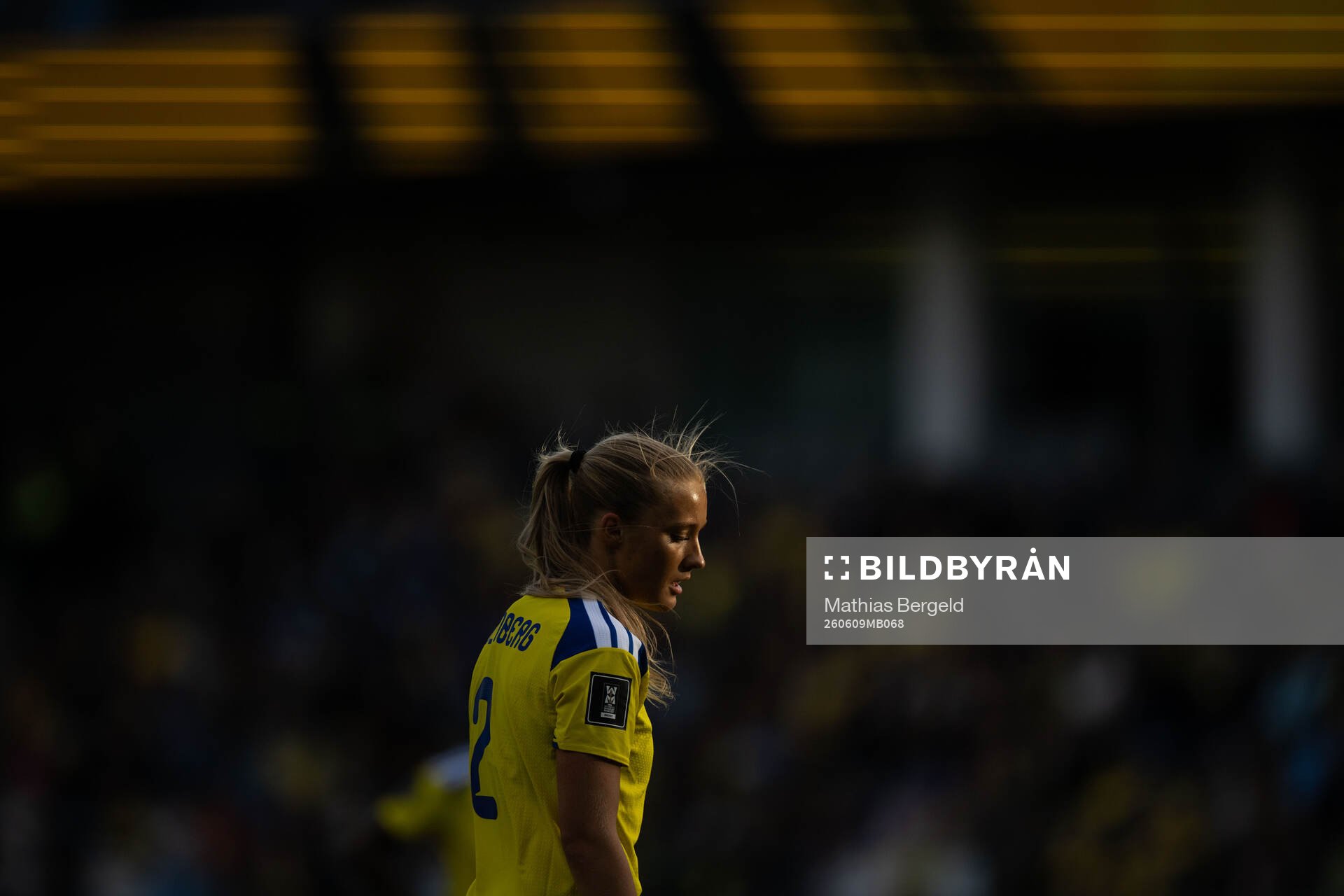 Smilla Holmberg of Sweden looks dejected
