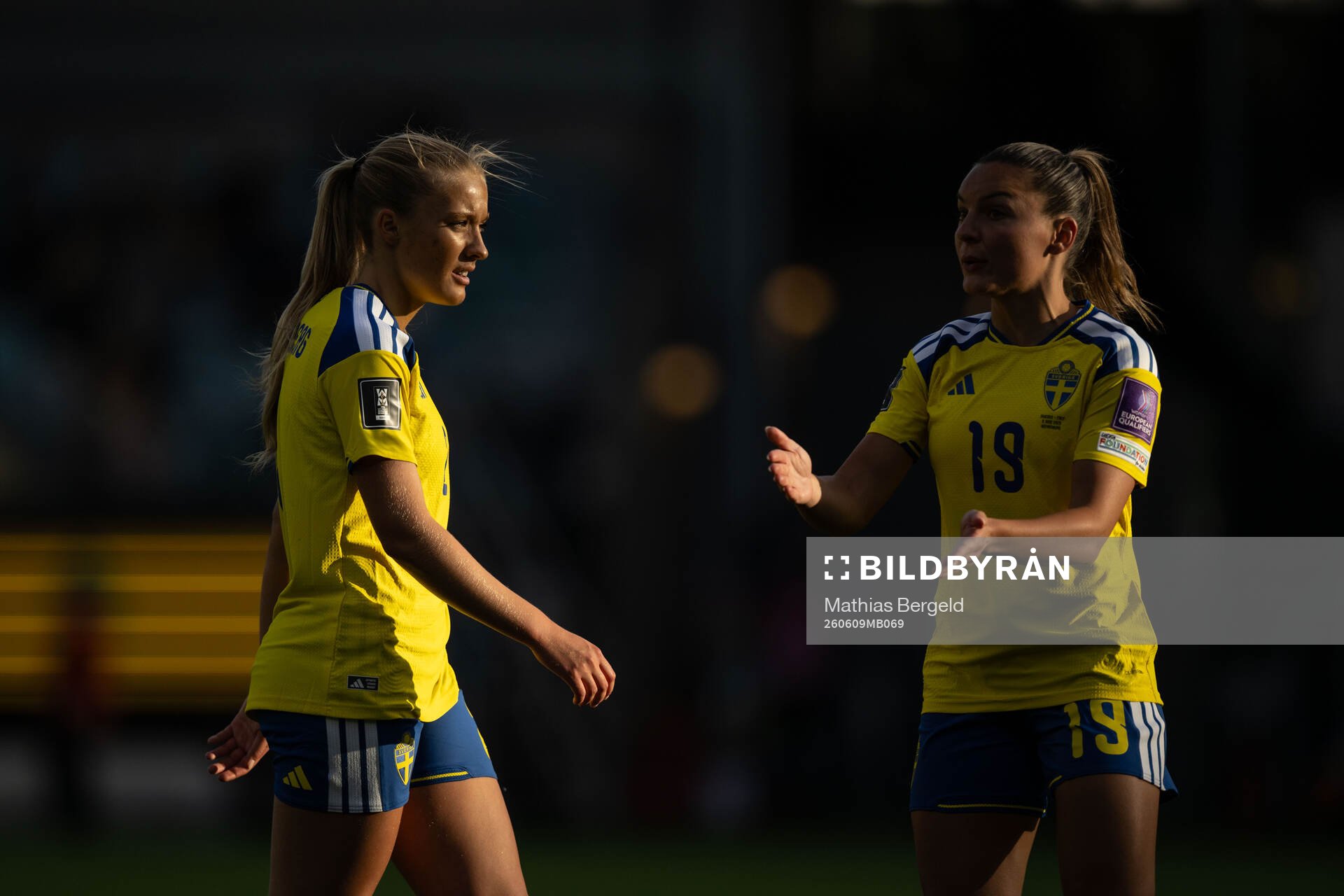 Smilla Holmberg and Johanna Rytting Kaneryd of Sweden