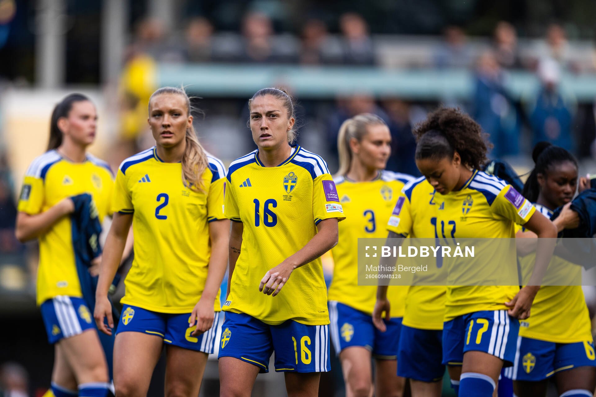 Smilla Holmberg, Filippa Angeldahl and Felicia Schröder of