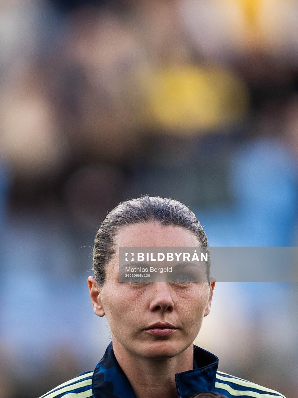 Goalkeeper Jennifer Falk of Sweden