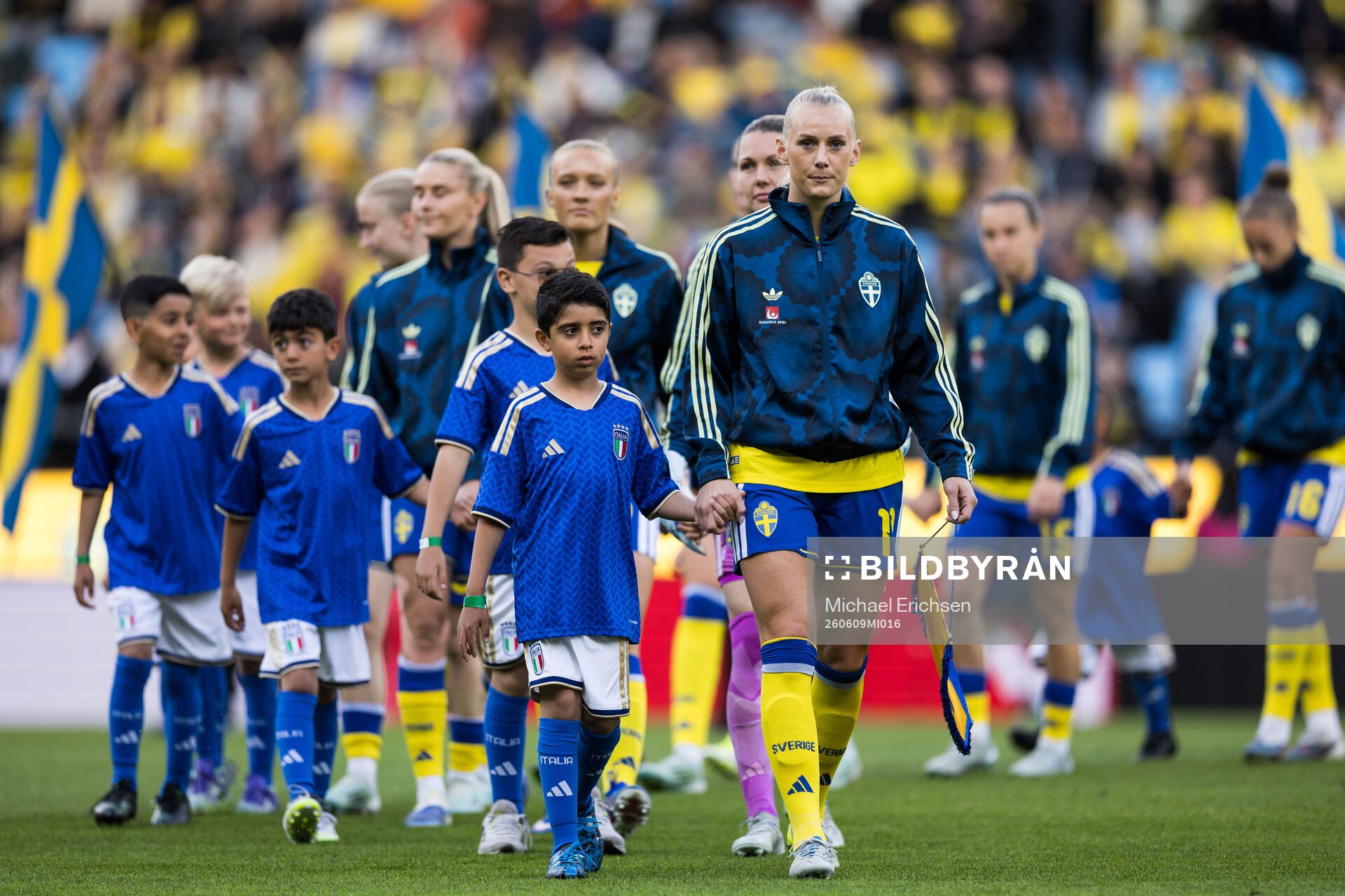 Stina Blackstenius of Sweden