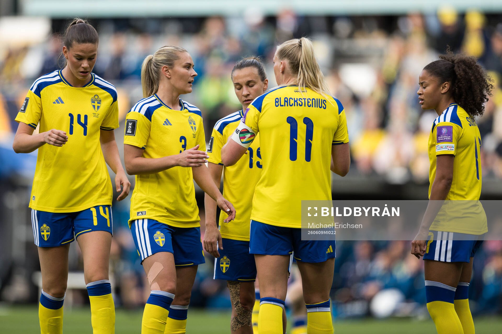 Bella Andersson, Amanda Nildén, Julia Zigiotti Olme, Stina