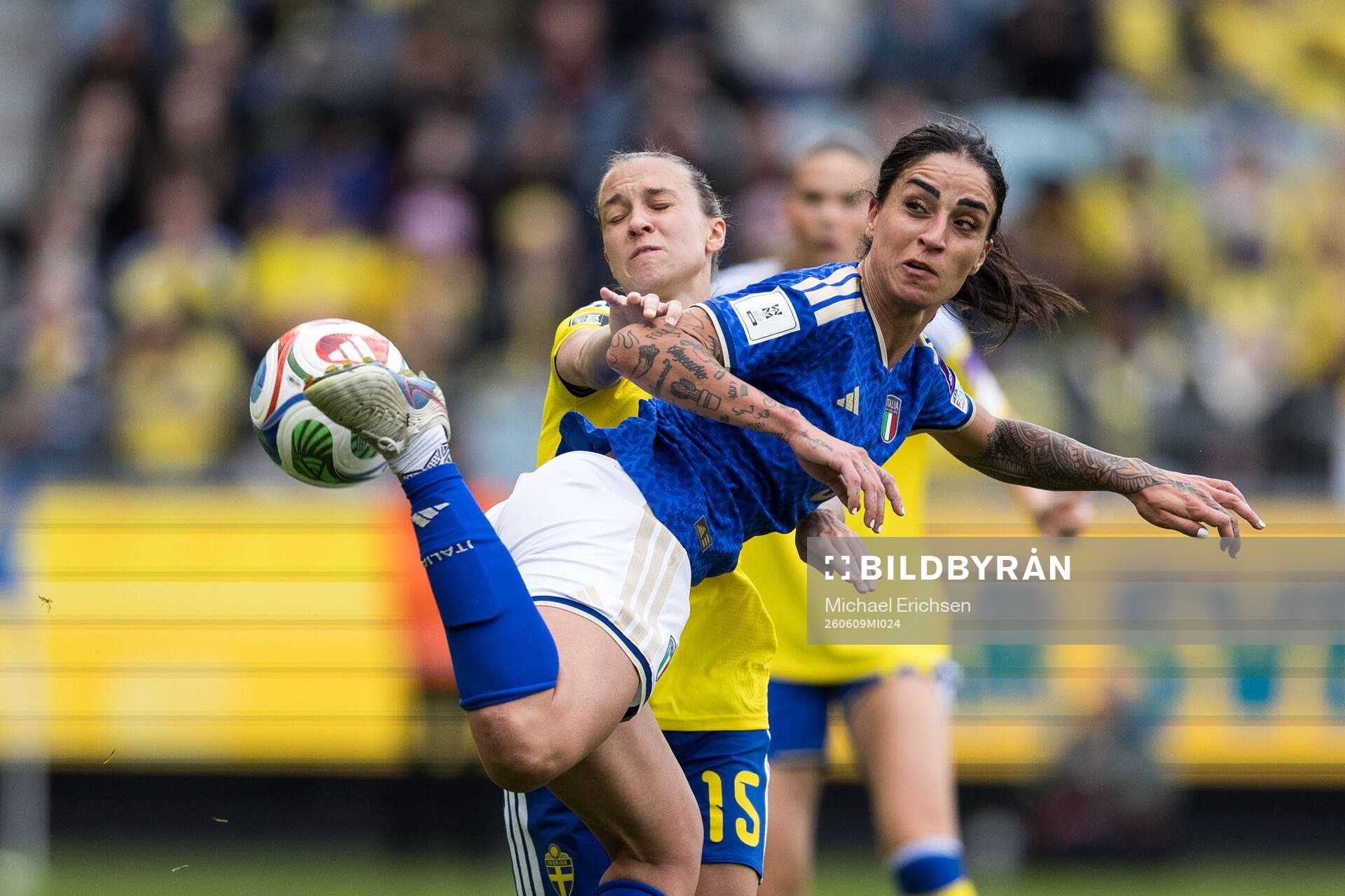 Martina Piemonte of Italy and Julia Zigiotti Olme of Sweden