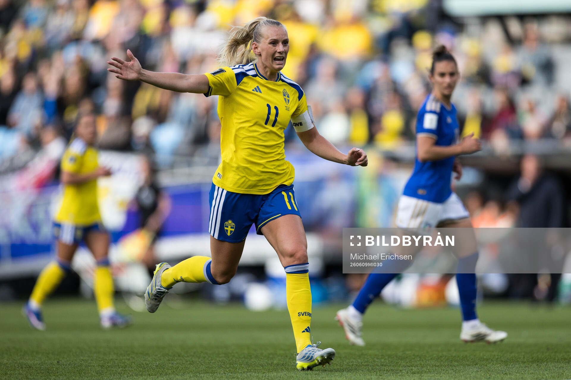 Stina Blackstenius of Sweden
