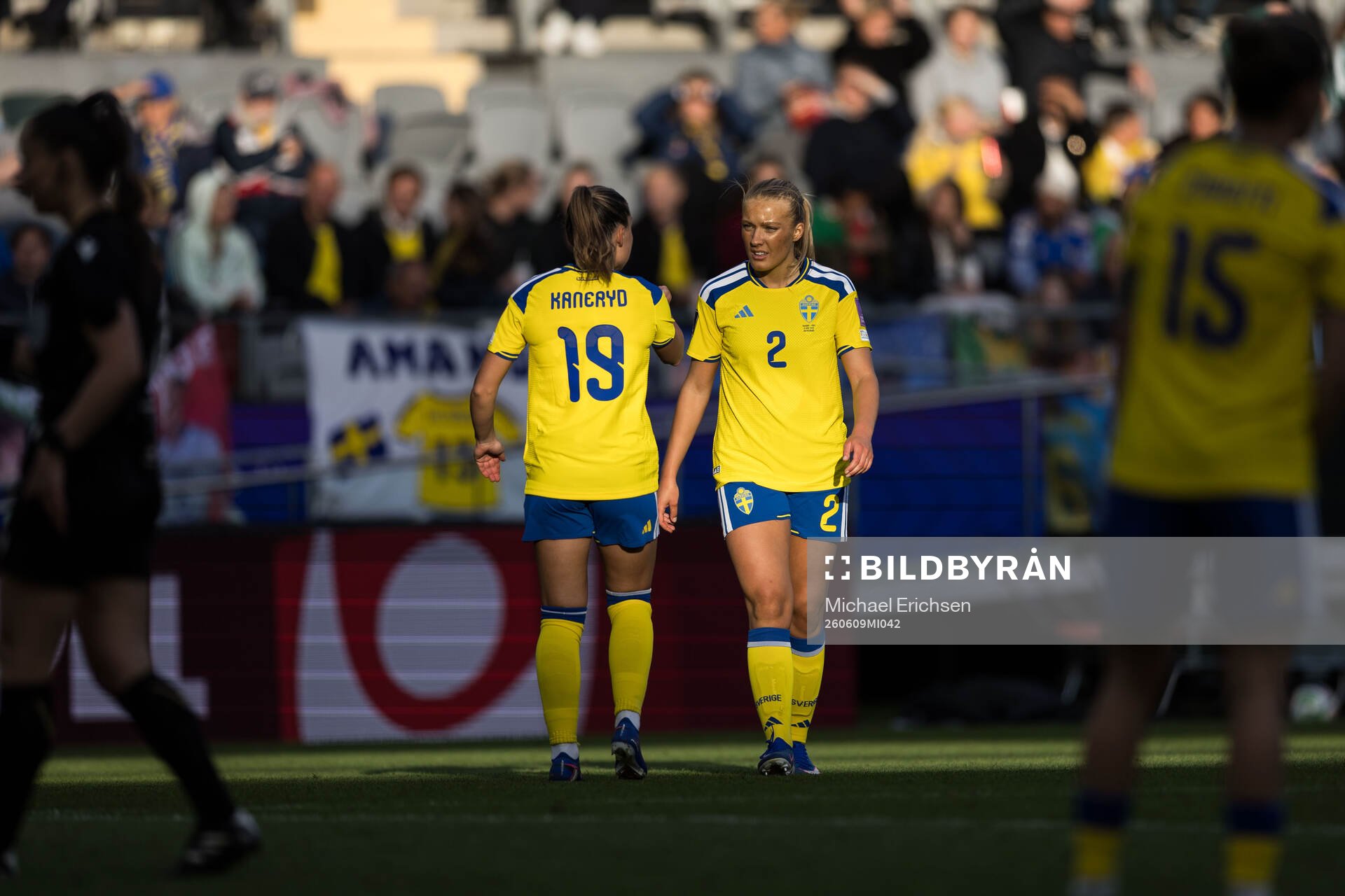 Johanna Rytting Kaneryd and Smilla Holmberg of Sweden