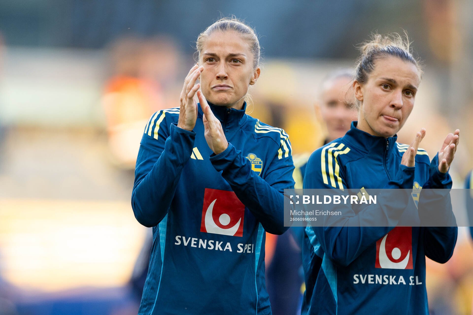 Filippa Angeldahl and Julia Zigiotti Olme of Sweden