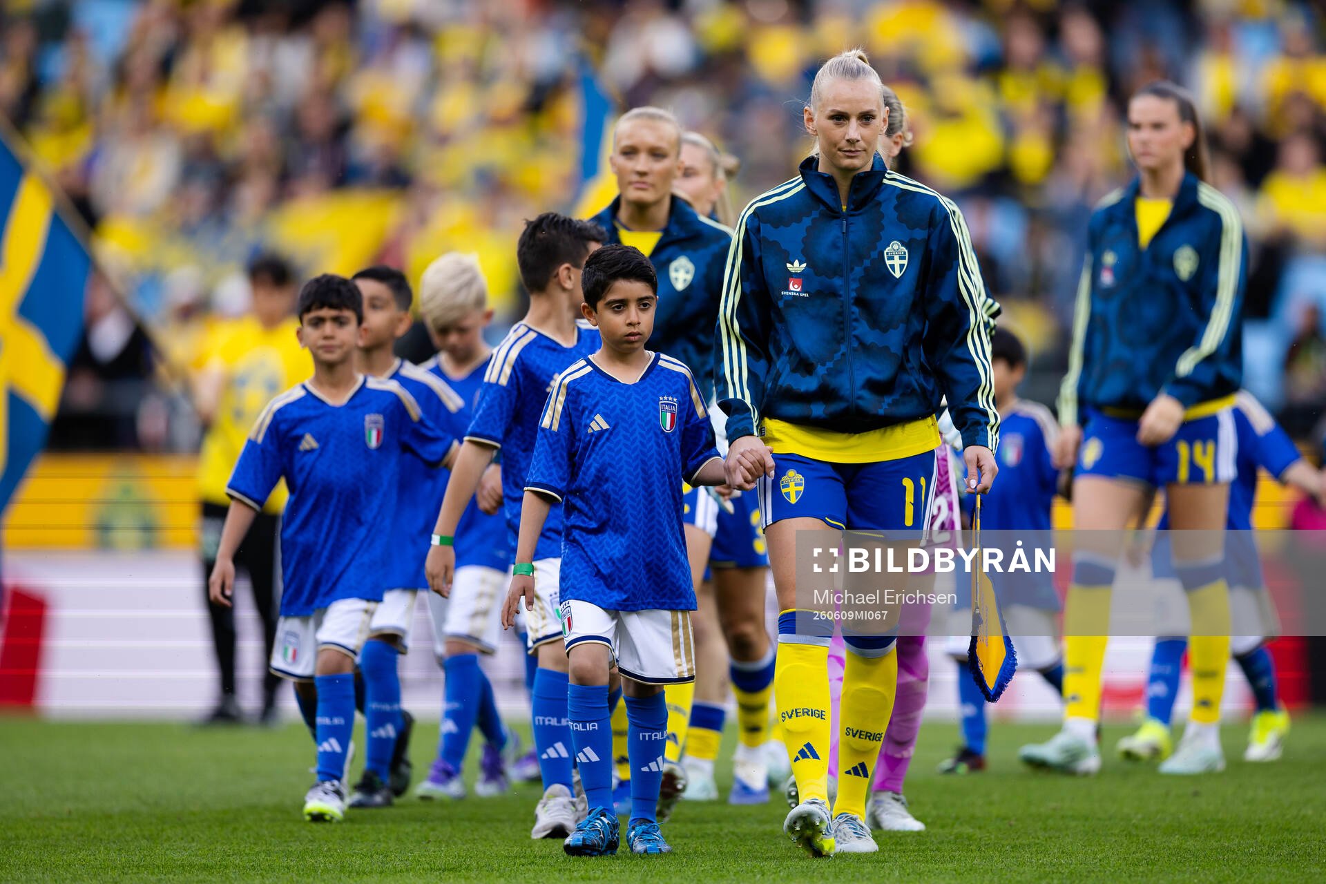 Stina Blackstenius of Sweden