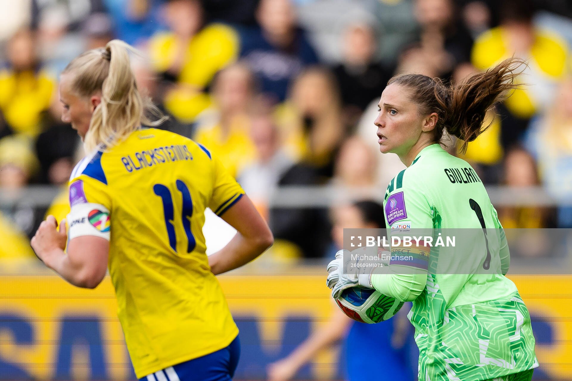 Goalkeeper Laura Giuliani of Italy