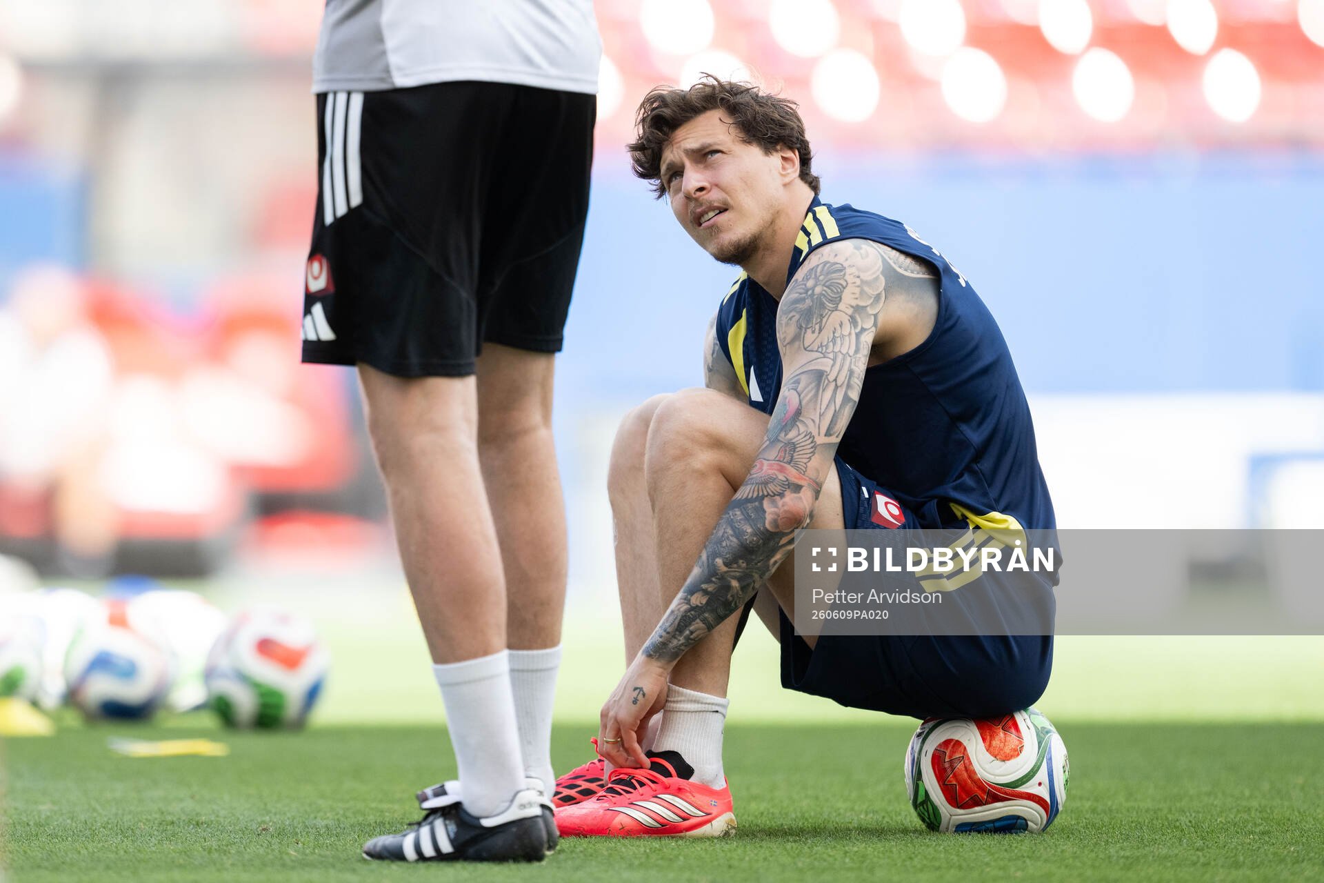 Victor Nilsson Lindelöf of the Swedish national football