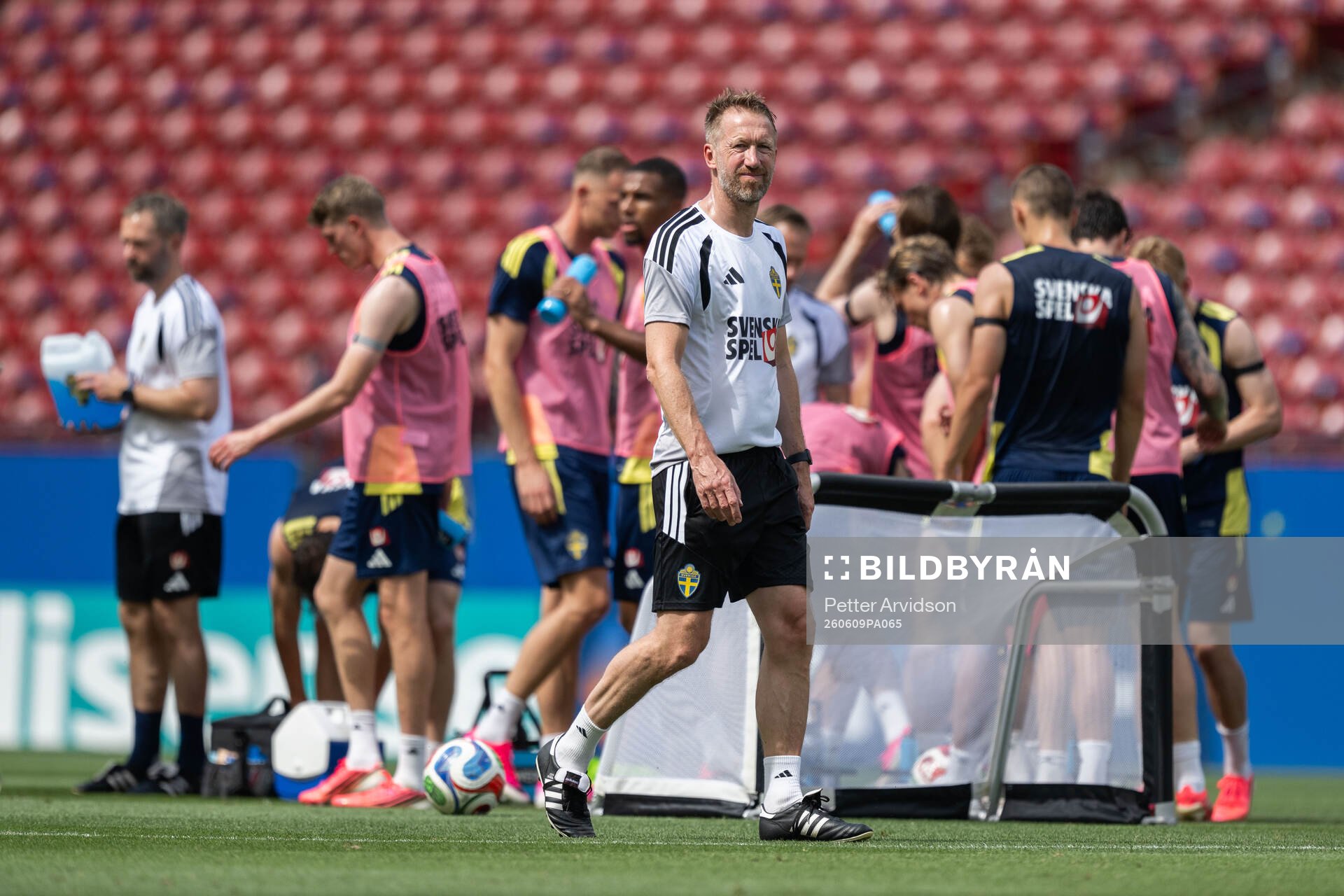 Head coach Graham Potter of the Swedish national football