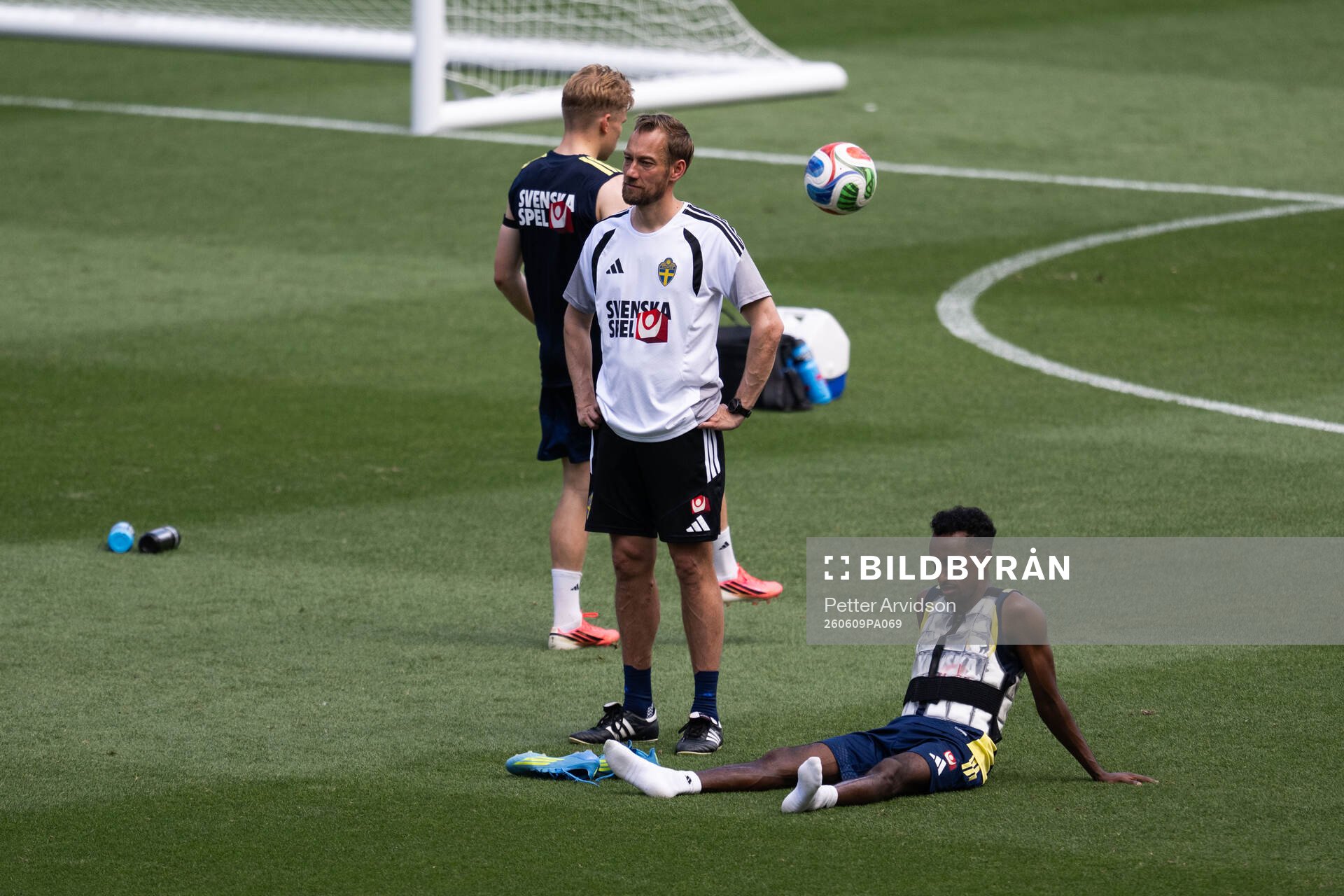 Taha Ali of the Swedish national football team at a