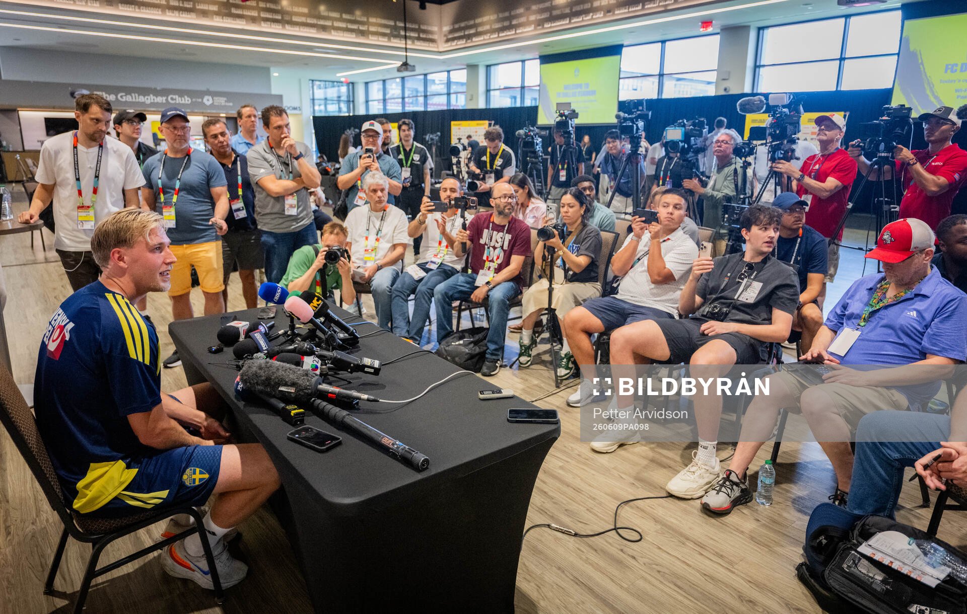 Herman Johansson of the Swedish men's national football team