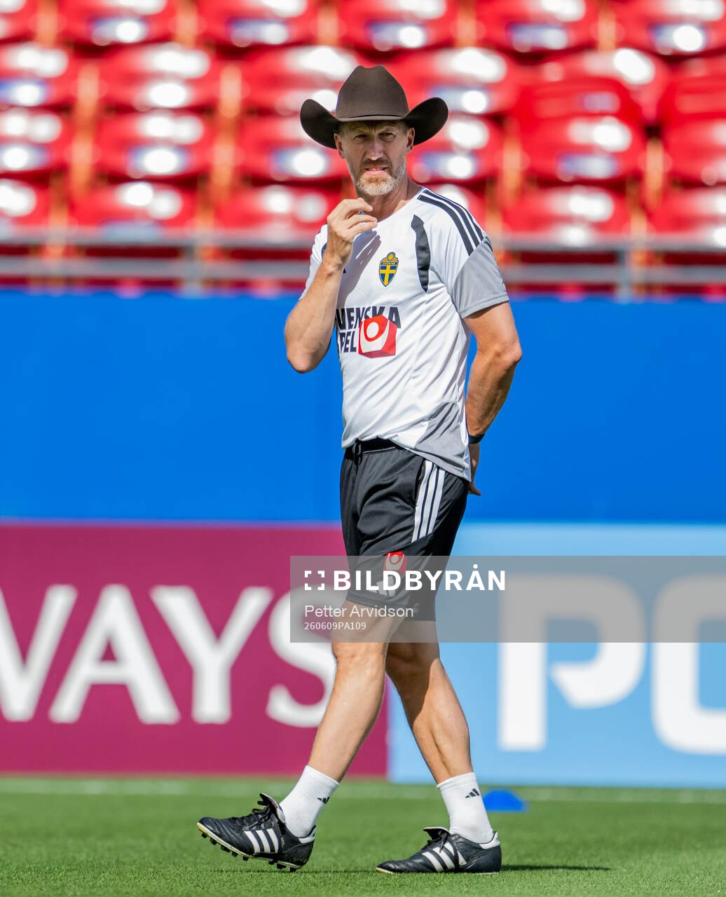 Head coach Graham Potter of the Swedish national football
