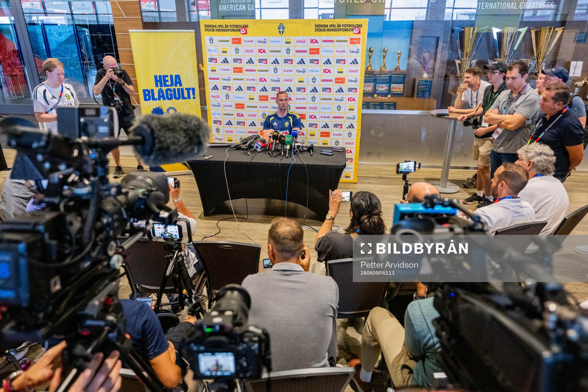 Gustaf Nilsson of the Swedish men's national football team