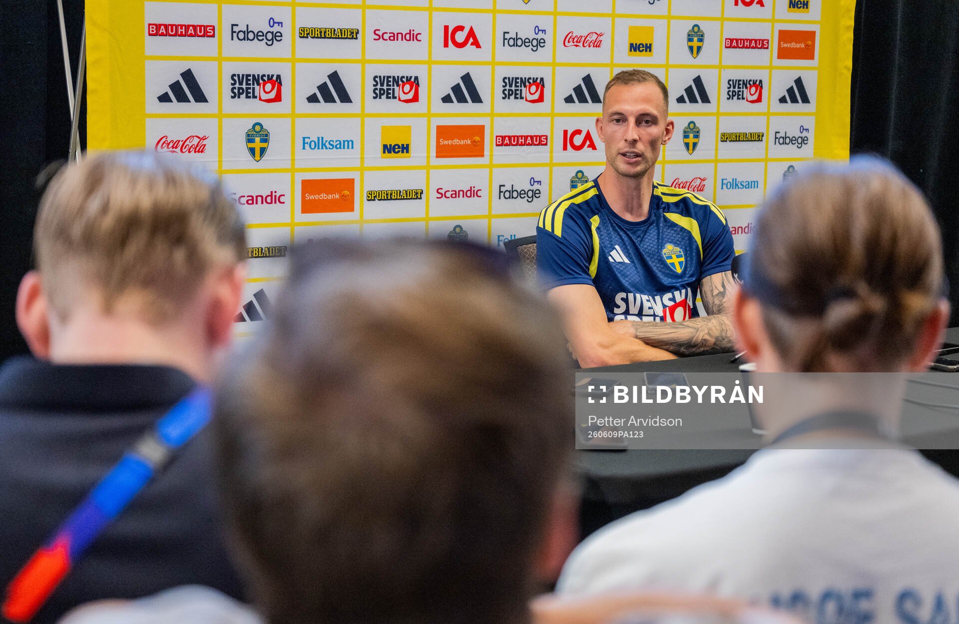 Gustaf Nilsson of the Swedish men's national football team