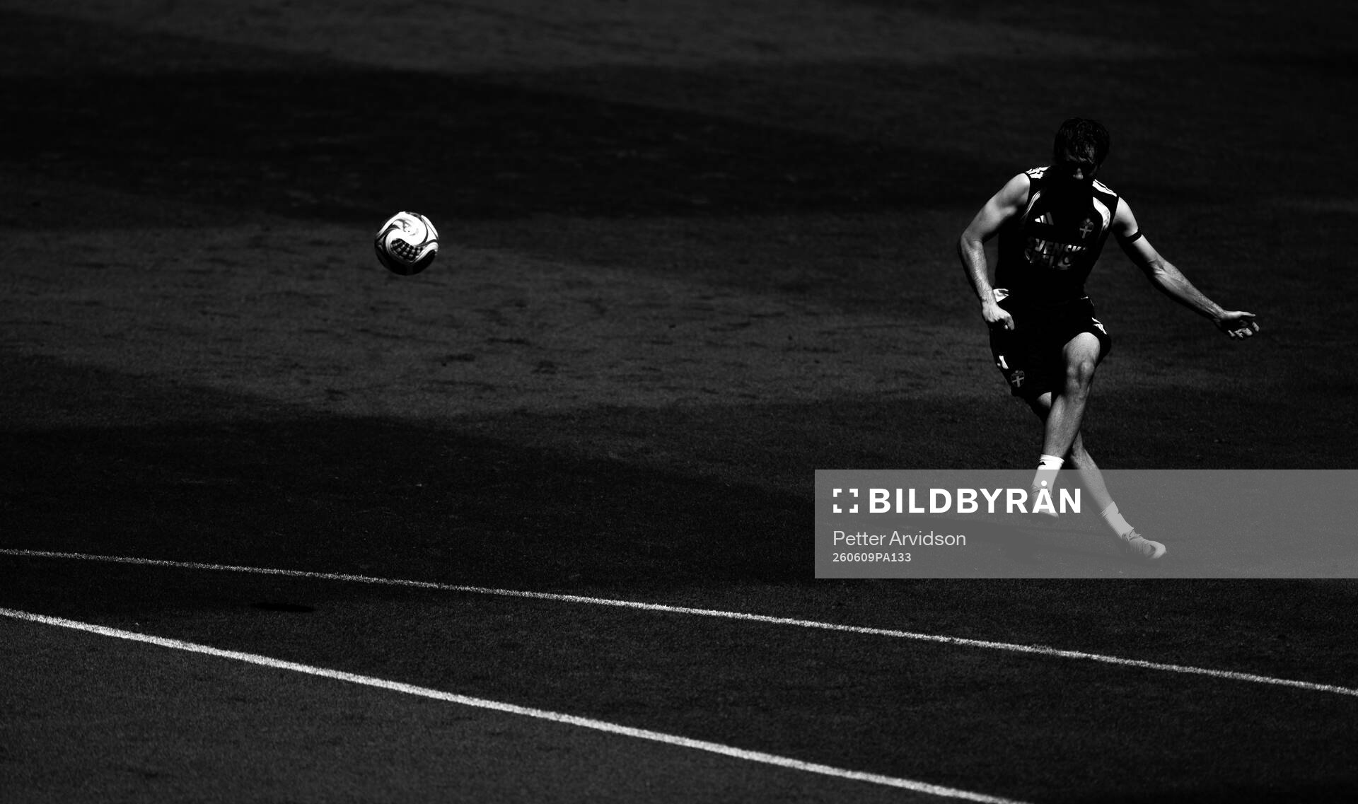 Benjamin Nygren of the Swedish national football team at a