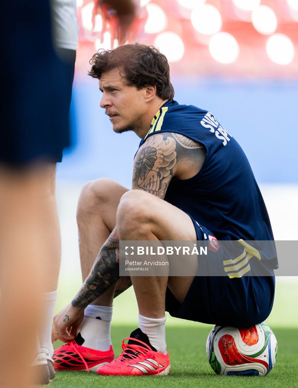 Victor Nilsson Lindelöf of the Swedish national football