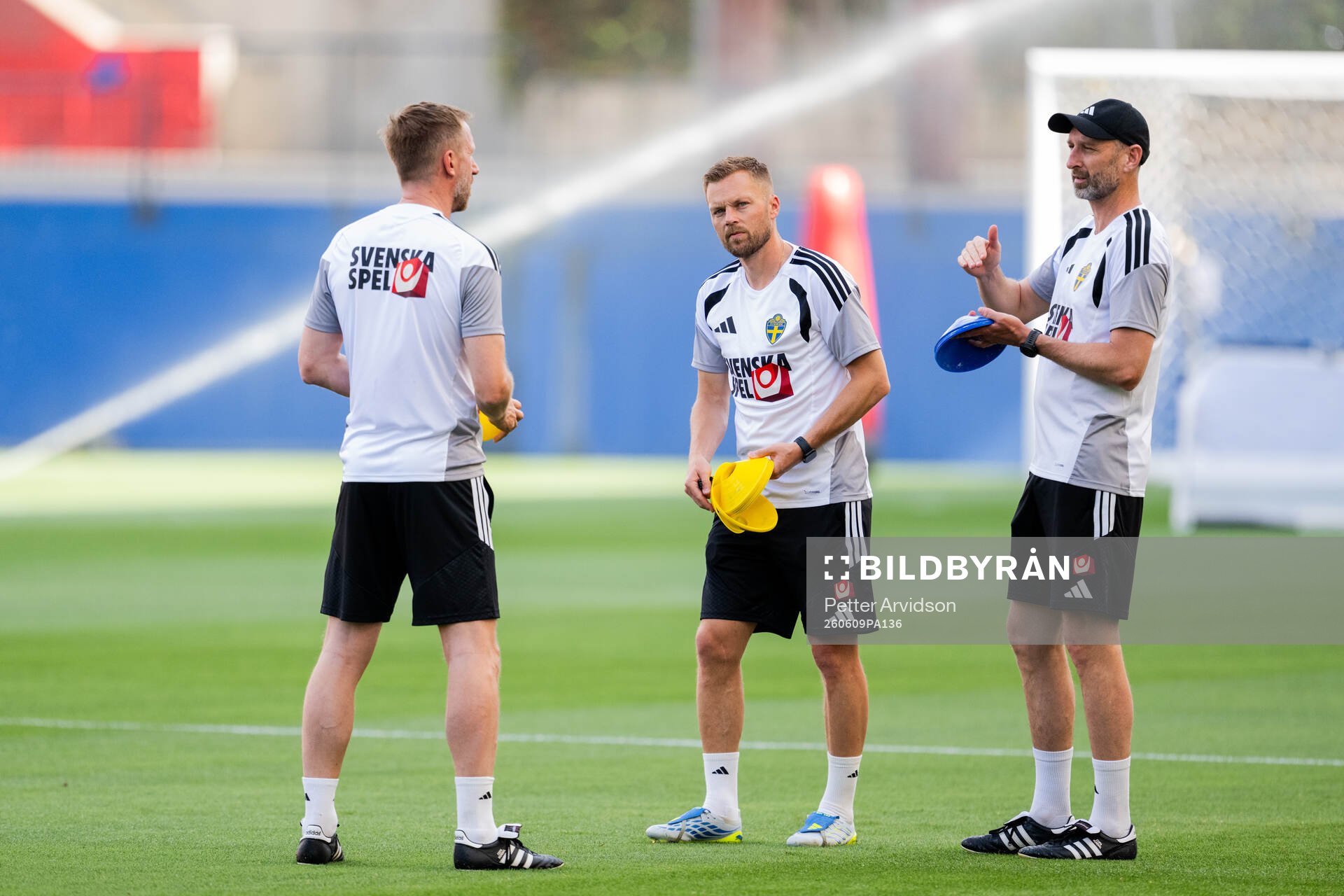 Head coach Graham Potter, assistant coach Sebastian Larsson