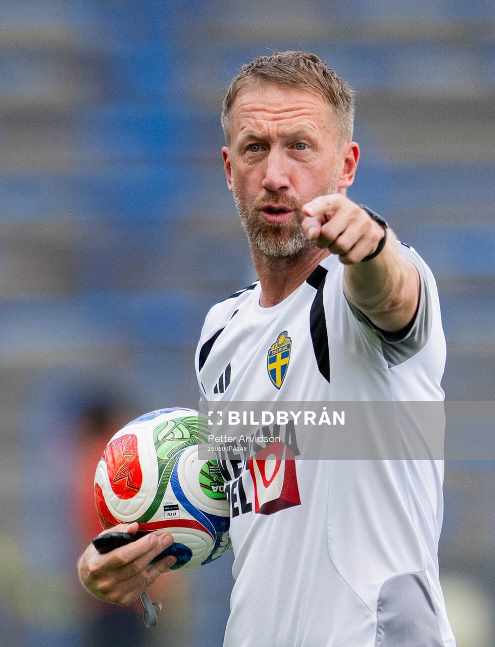 Head coach Graham Potter of the Swedish national football