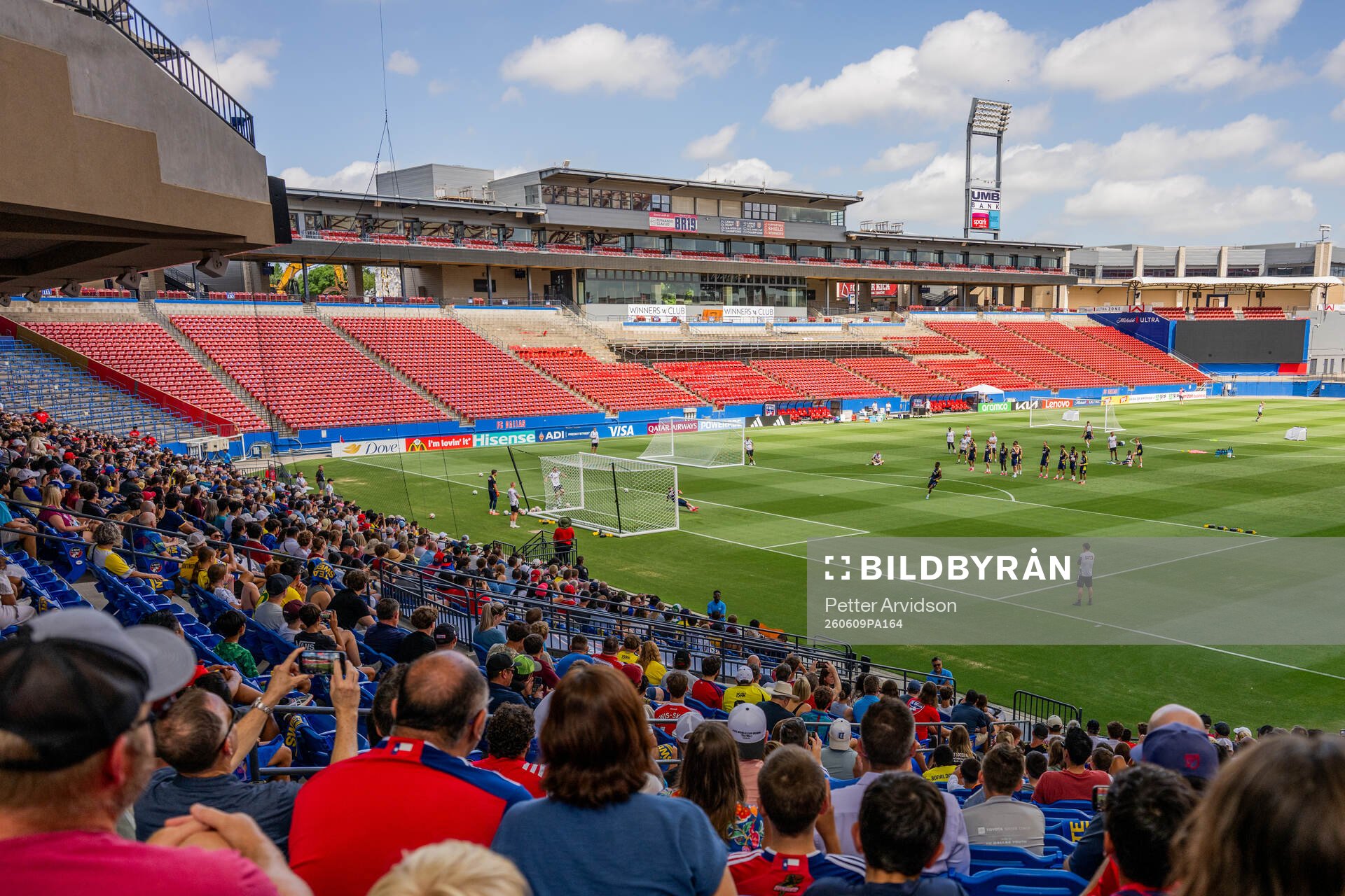General view of the Swedish national football team at a