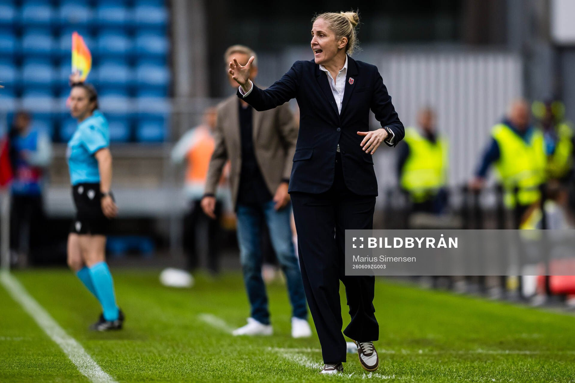 Head coach Gemma Grainger of Norway
