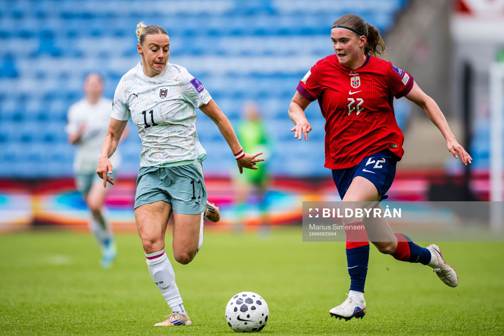 Sophie Hillebrand of Austria and Signe Gaupset of Norway