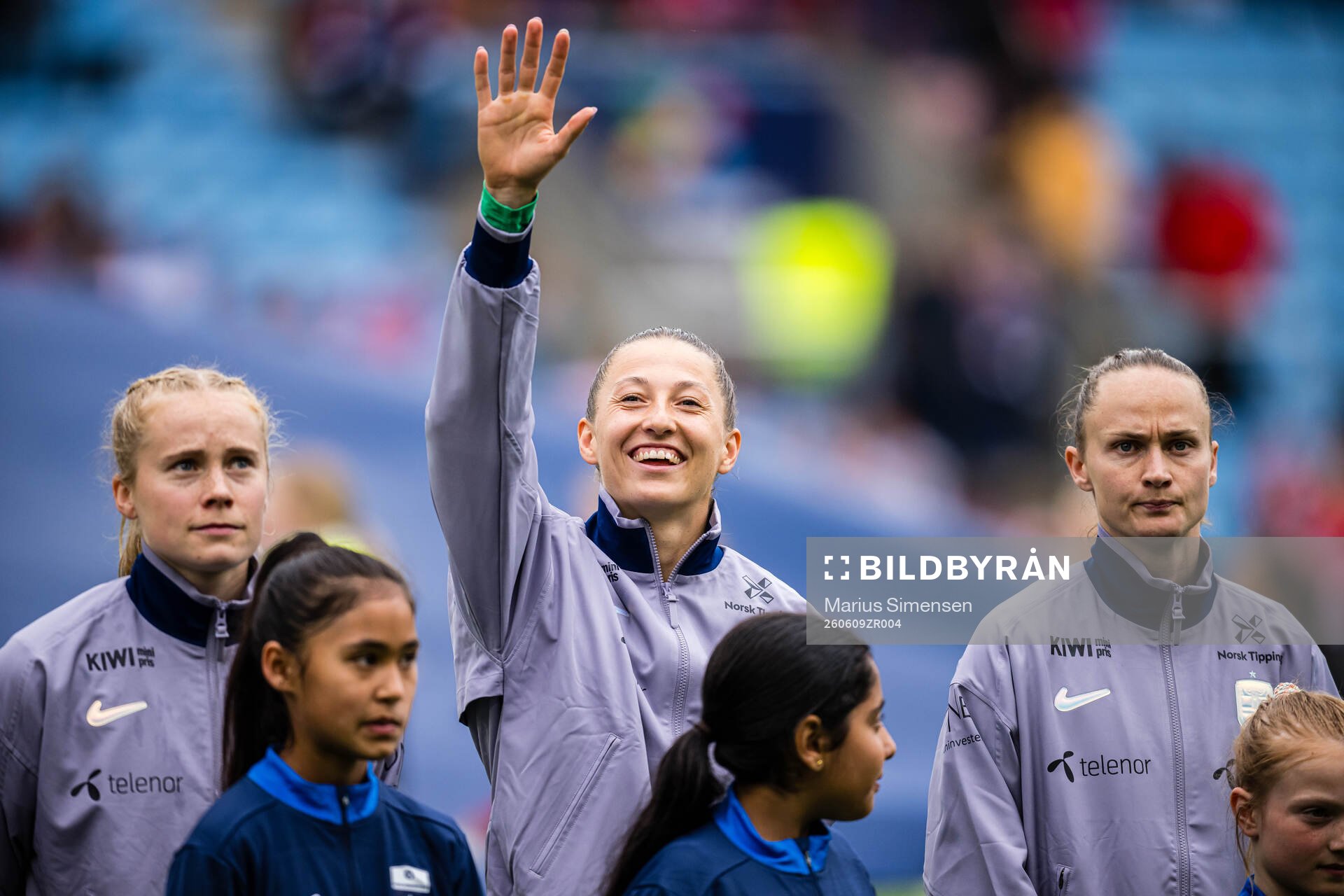 Julie Blakstad, goalkeeper Cecilie Fiskerstrand and