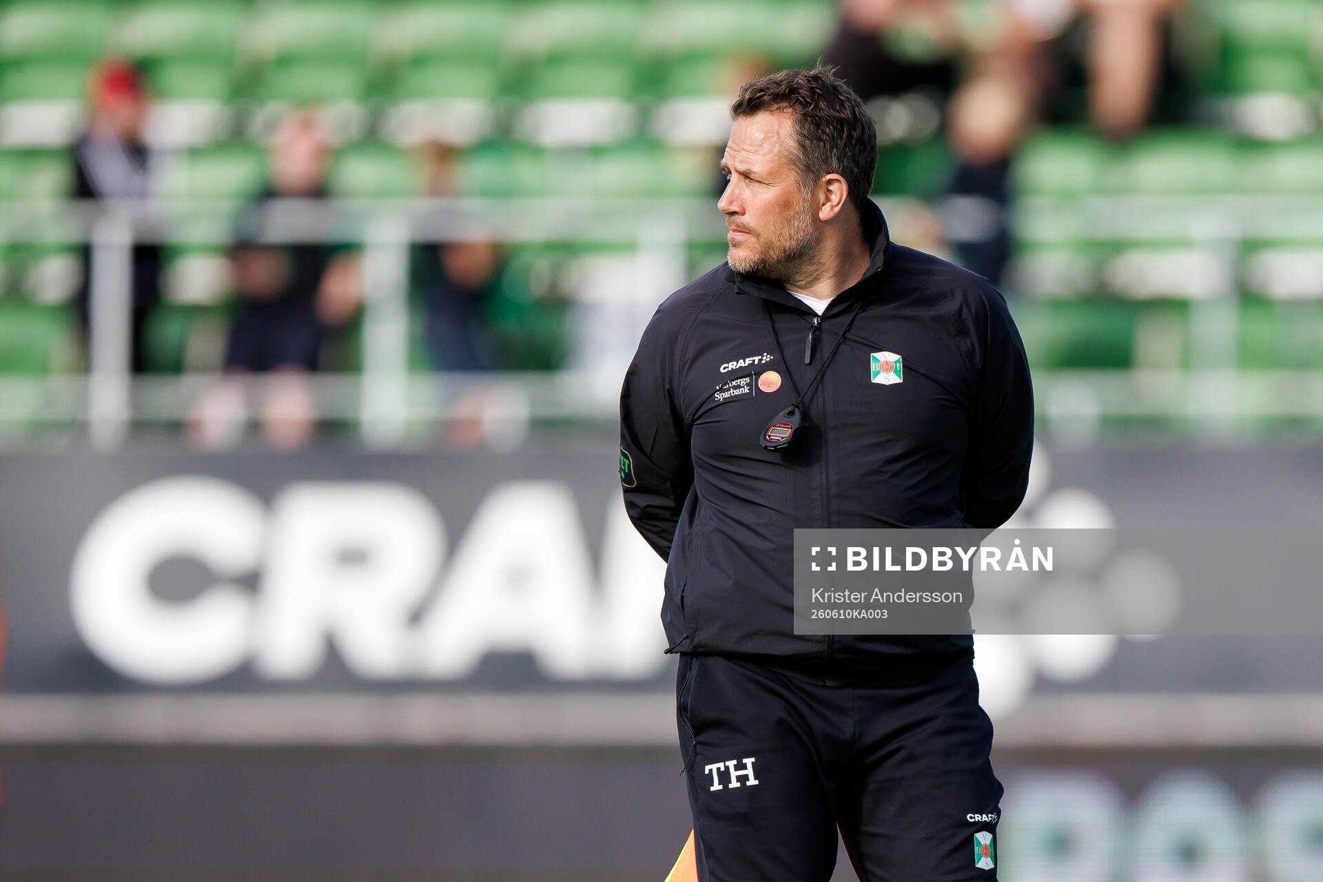 Varbergs assisterande tränare Tobias Hysén