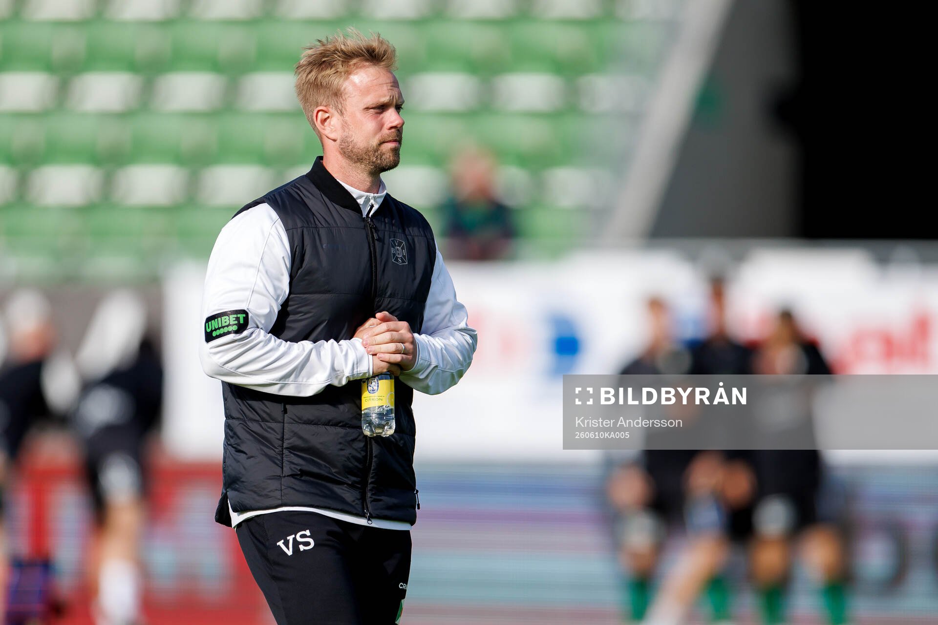 Varbergs tränare Victor Salwén