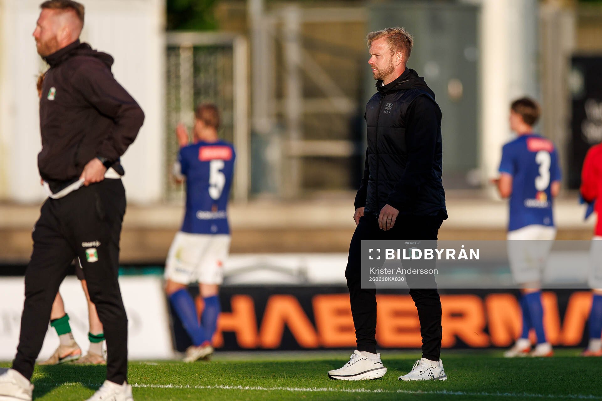 Varbergs tränare Victor Salwén