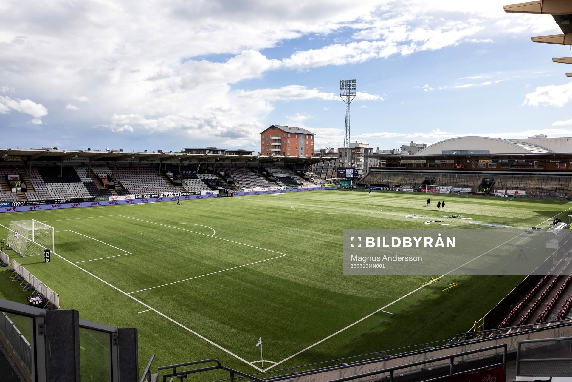 Interiör vy av Behrn Arena