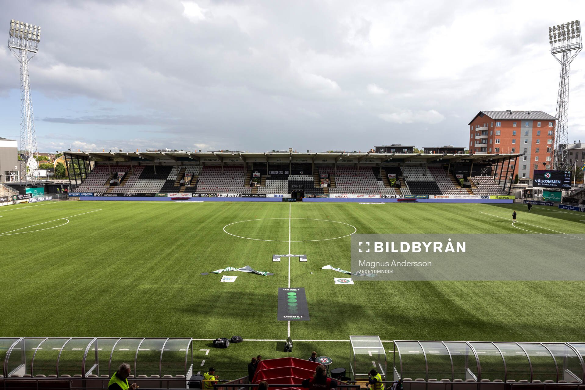 Interiör vy av Behrn Arena