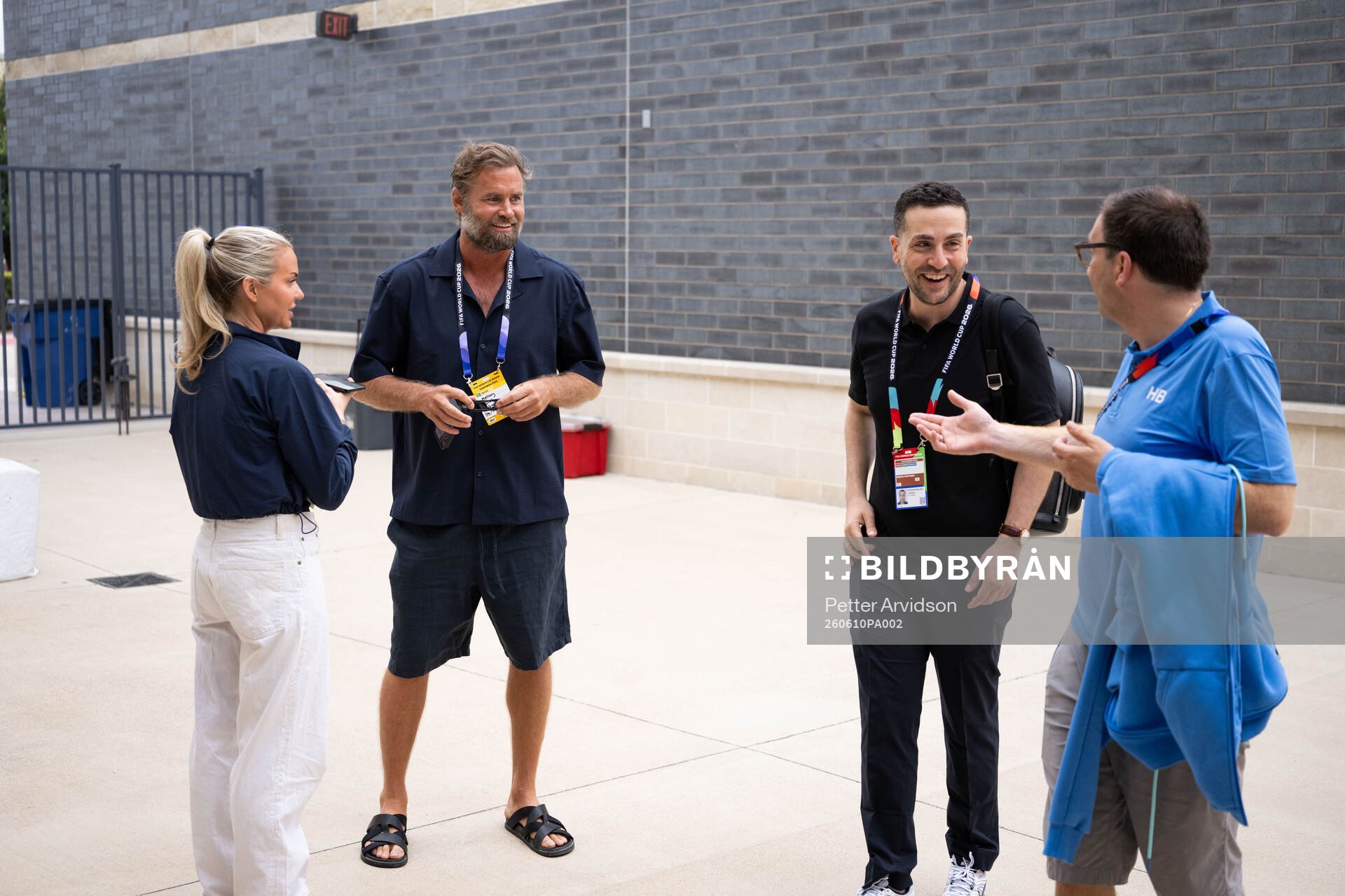 Reporter Linn Nordström of Aftonbladet with Olof Mellberg