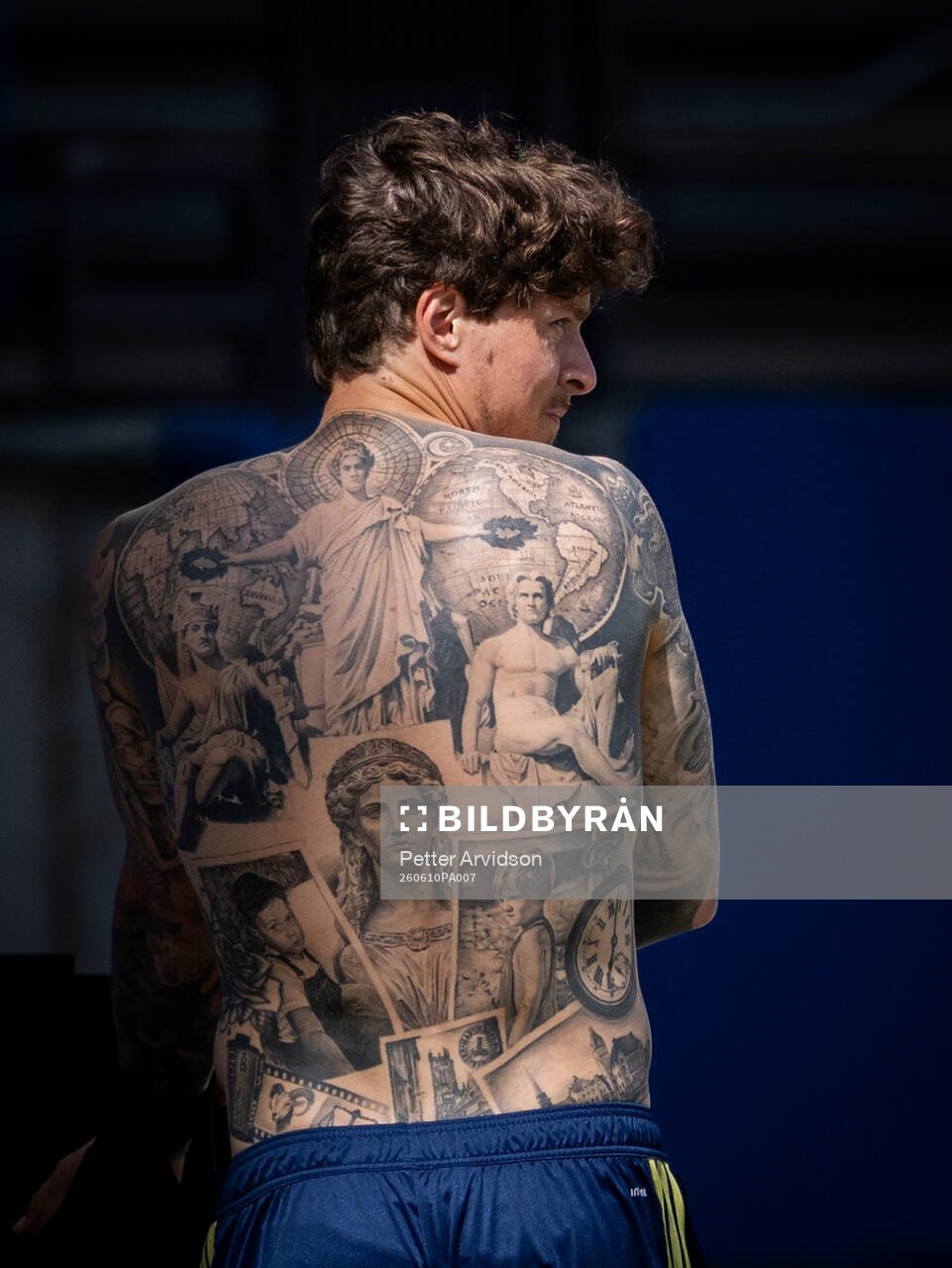 Victor Nilsson Lindelöf of the Swedish national football