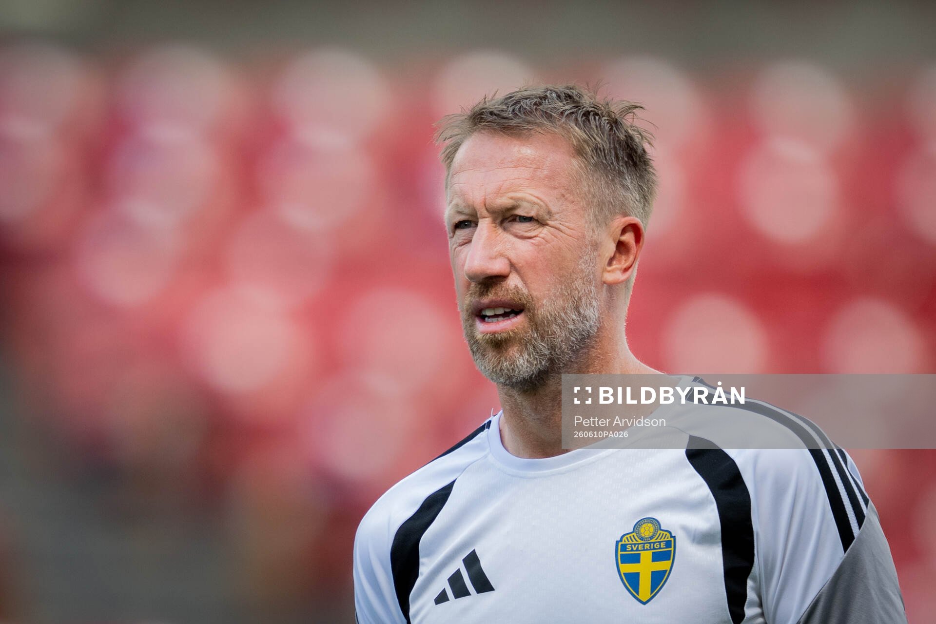 Head coach Graham Potter of the Swedish national football