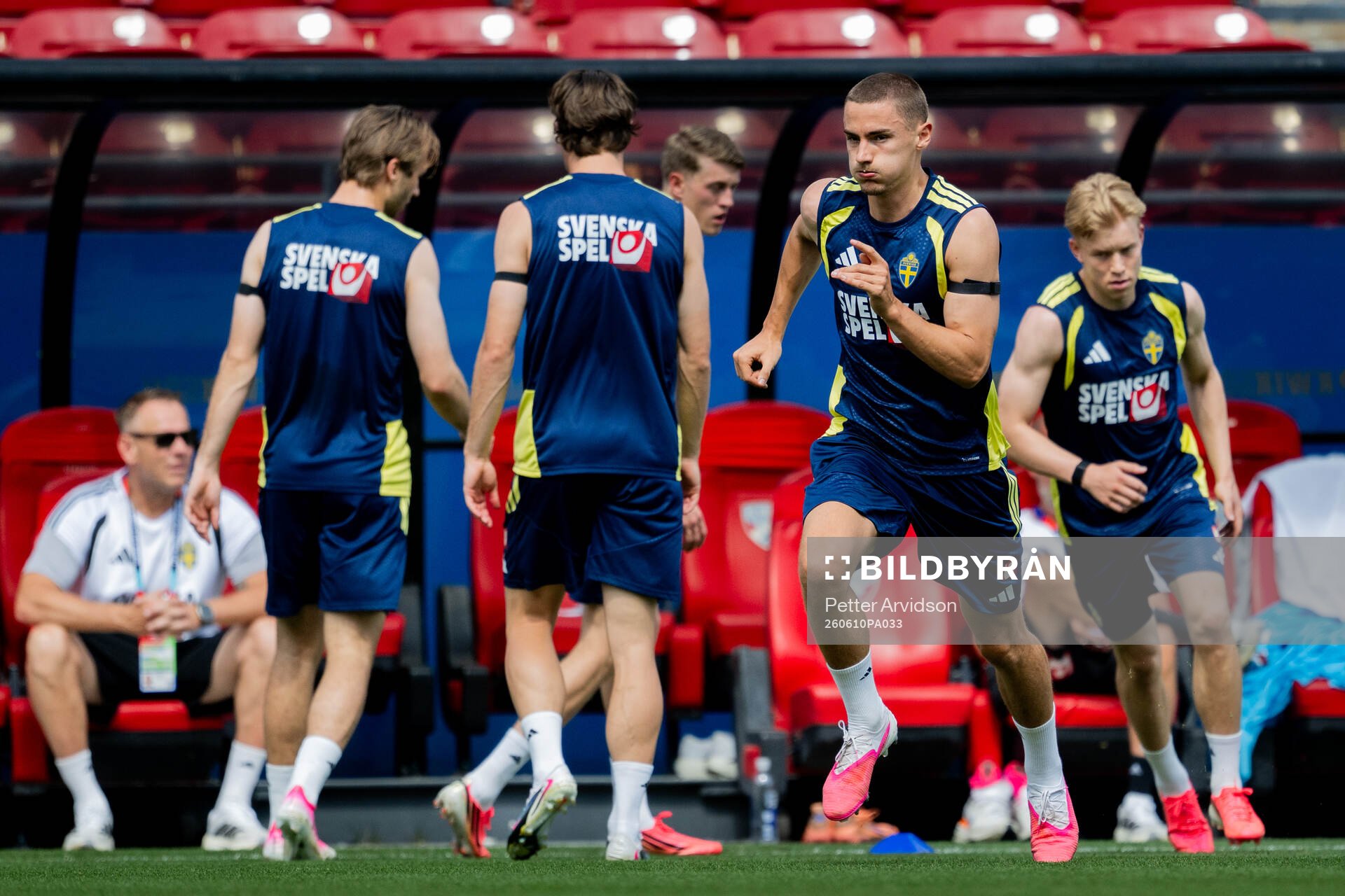 Gustaf Lagerbielke of the Swedish national football team at