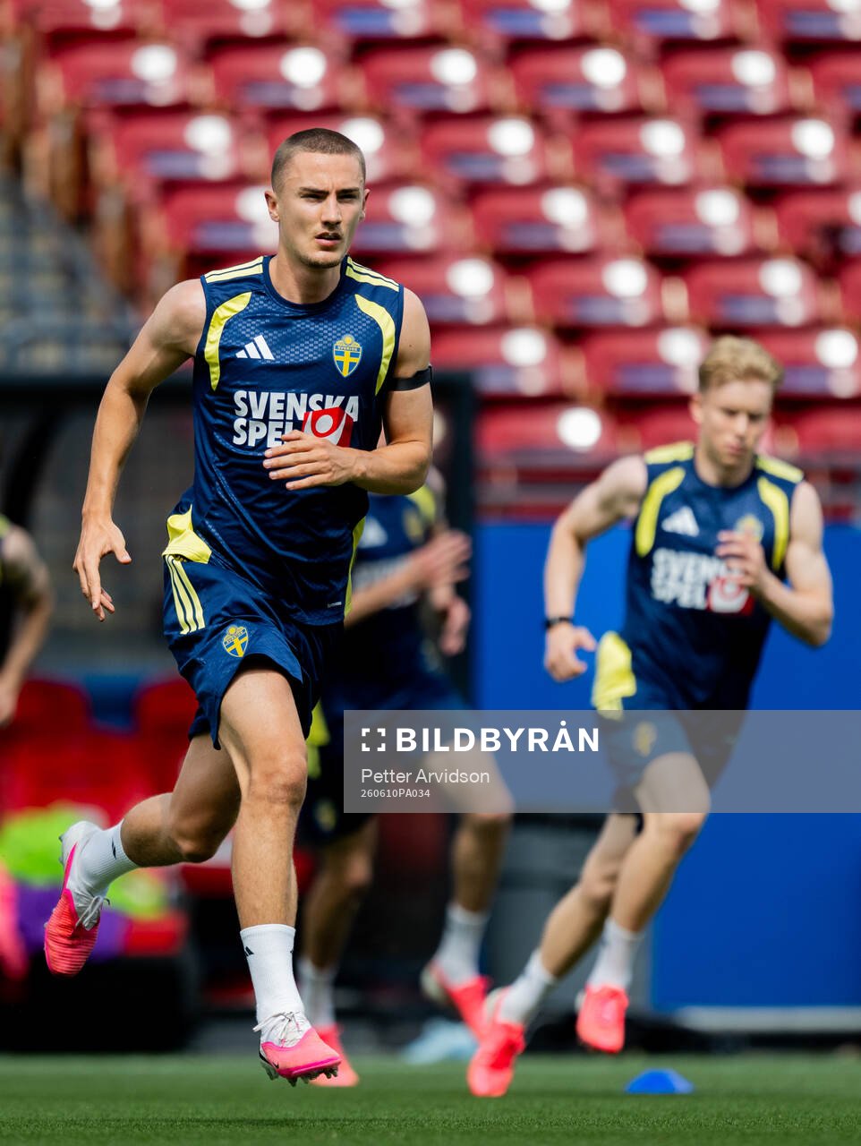 Gustaf Lagerbielke of the Swedish national football team at