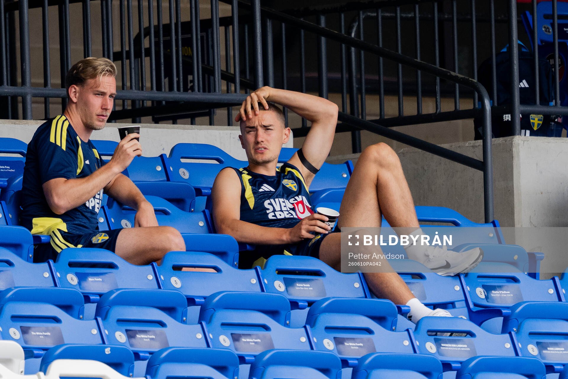 Herman Johansson and Gustaf Lagerbielke of the Swedish